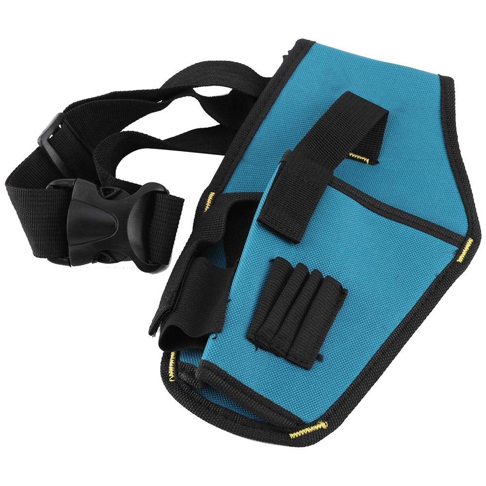 Portable Electrician Tool Pouch Bag - Impact Driver Drill Holster & Cordless Drill Waist Holder - Durable Belt Tool Organizer for Electricians, Contractors & DIY Projects - Perfect for Construction Sites, Home Repairs & Workshop Use