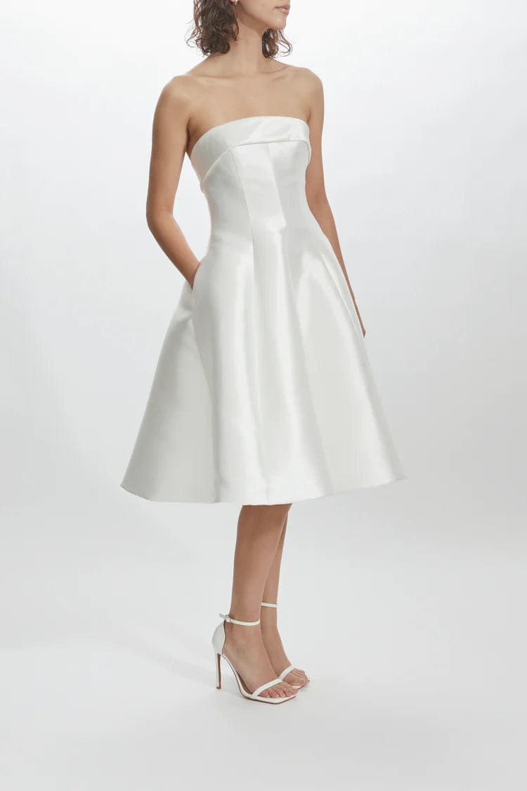 Amsale LW208 Women's Wedding Dress Size 10 - Elegant Lace Gown for Brides, Bridal Shower & Formal Occasions