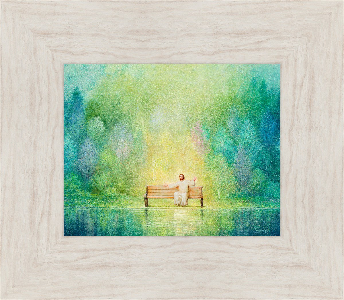 Come Unto Me and I Will Give You Rest - Inspirational Christian Wall Art for Home Decor & Church - Perfect for Bedroom, Living Room & Office