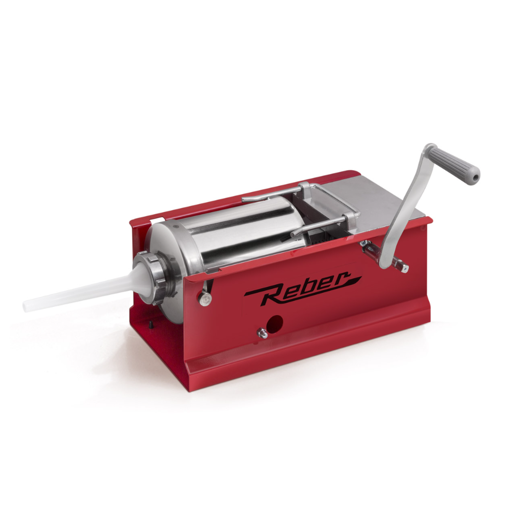 Nella 3 Kg / 7 Lb Horizontal Sausage Stuffer Machine - Heavy Duty Manual Meat Grinder for Homemade Sausages, Jerky & Ground Meat - Perfect for Butchers, Home Cooks & BBQ Enthusiasts