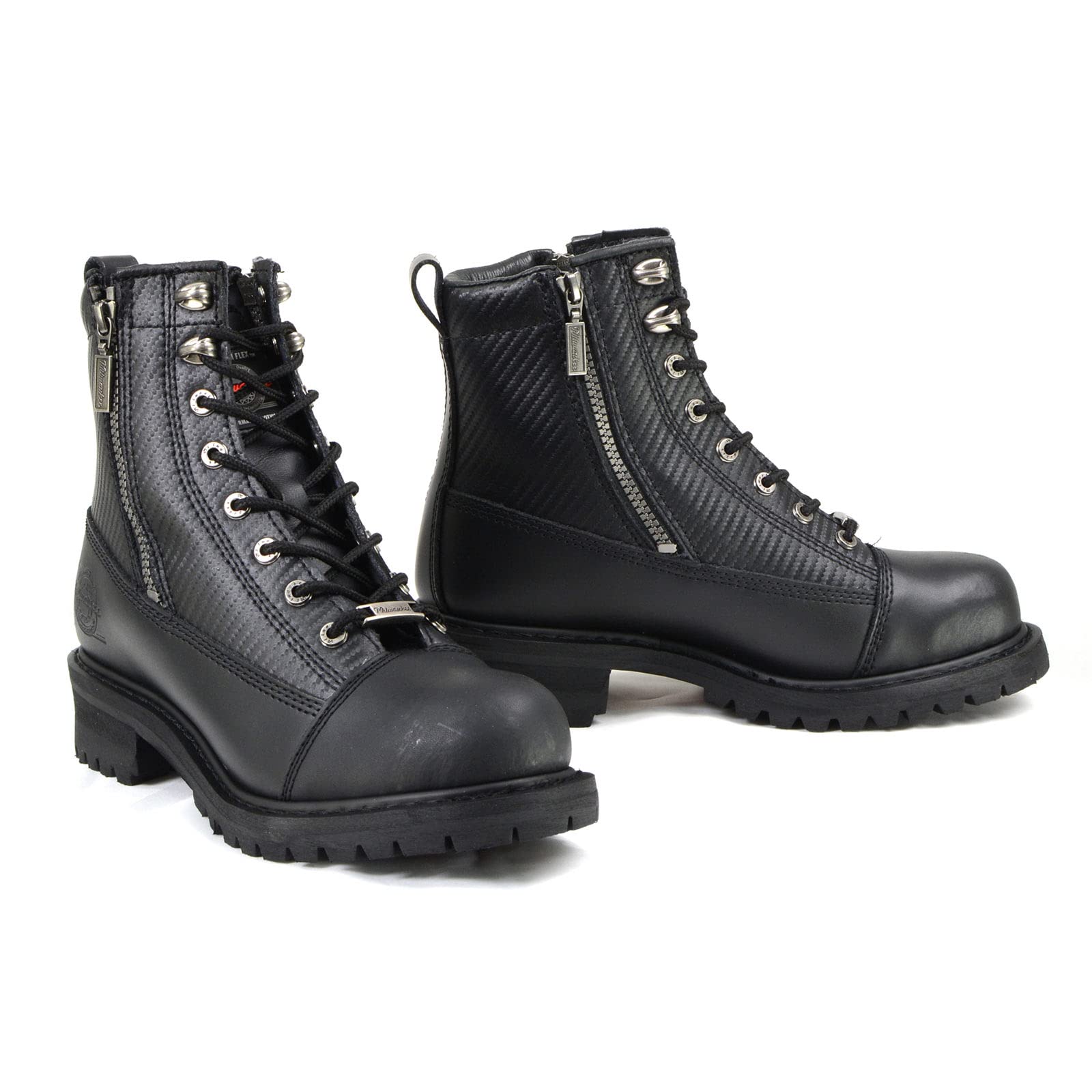 Premium Accelerator Leather Motorcycle Boots for Men - Durable & Comfortable Riding Boots for Long-Distance Touring & Cruising