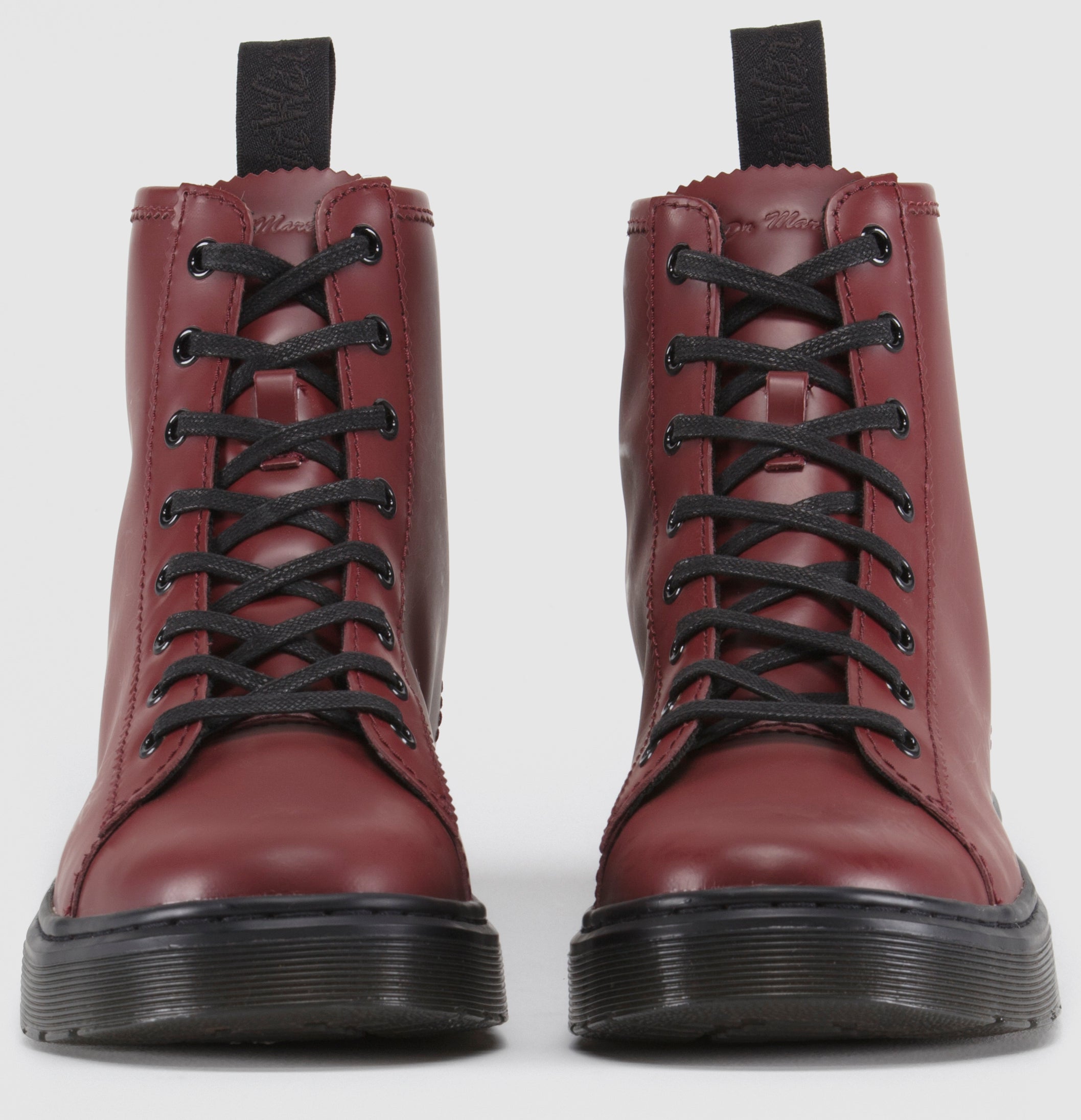 Mayer Women's Cherry Red Smooth Leather Ankle Boots - Comfortable & Stylish for Casual Outings, Work & Date Nights