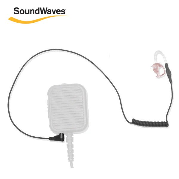 PCL Soundwaves Ultralight Premium 2.5mm Listen Only Earpiece - All-in-One Discreet Audio Device for Covert Operations, Security, and Private Listening