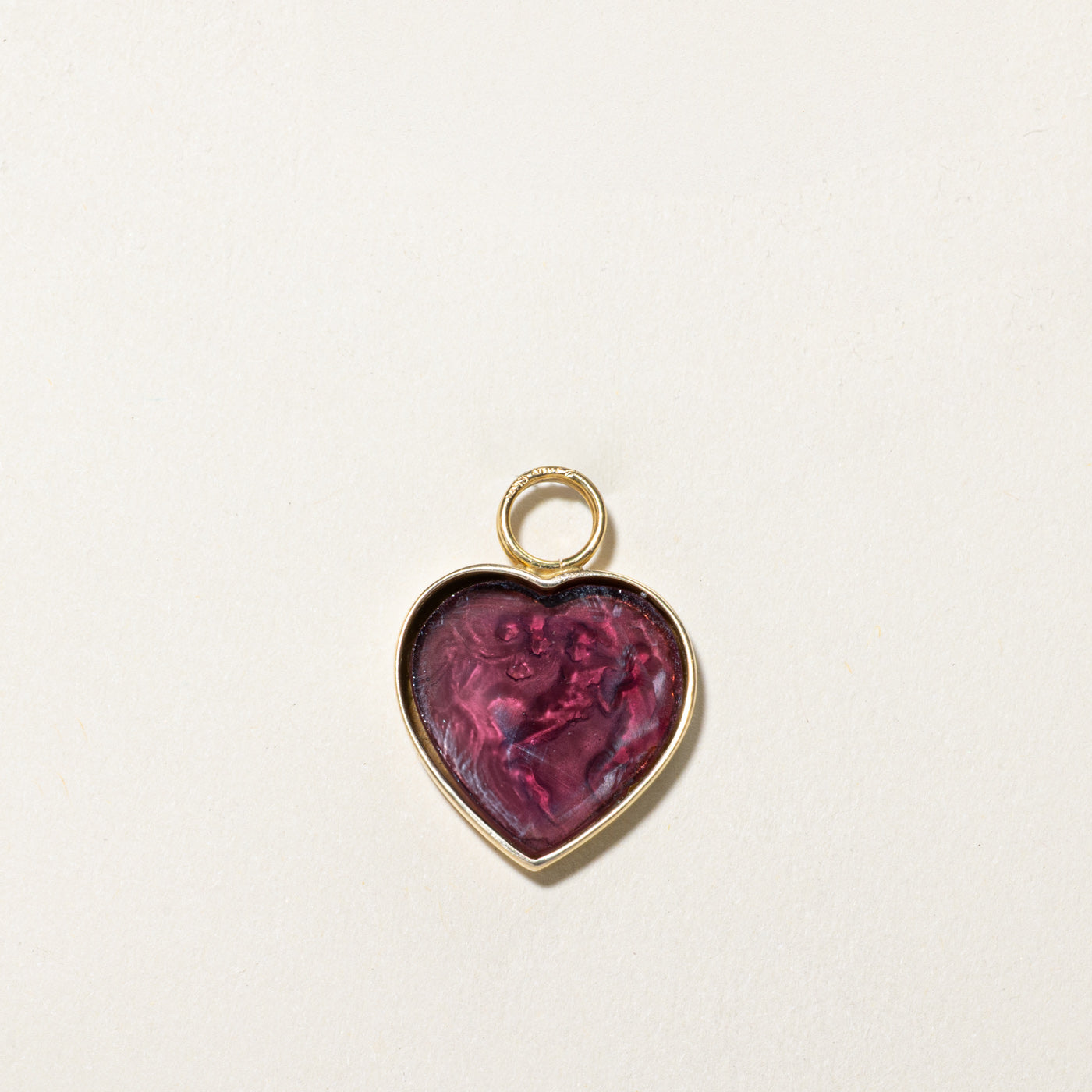 Vintage Italian Glass Heart Pendant Necklace - 10.00ct Genuine Handmade Jewelry for Women - Perfect Gift for Valentine's Day, Anniversary & Special Occasions