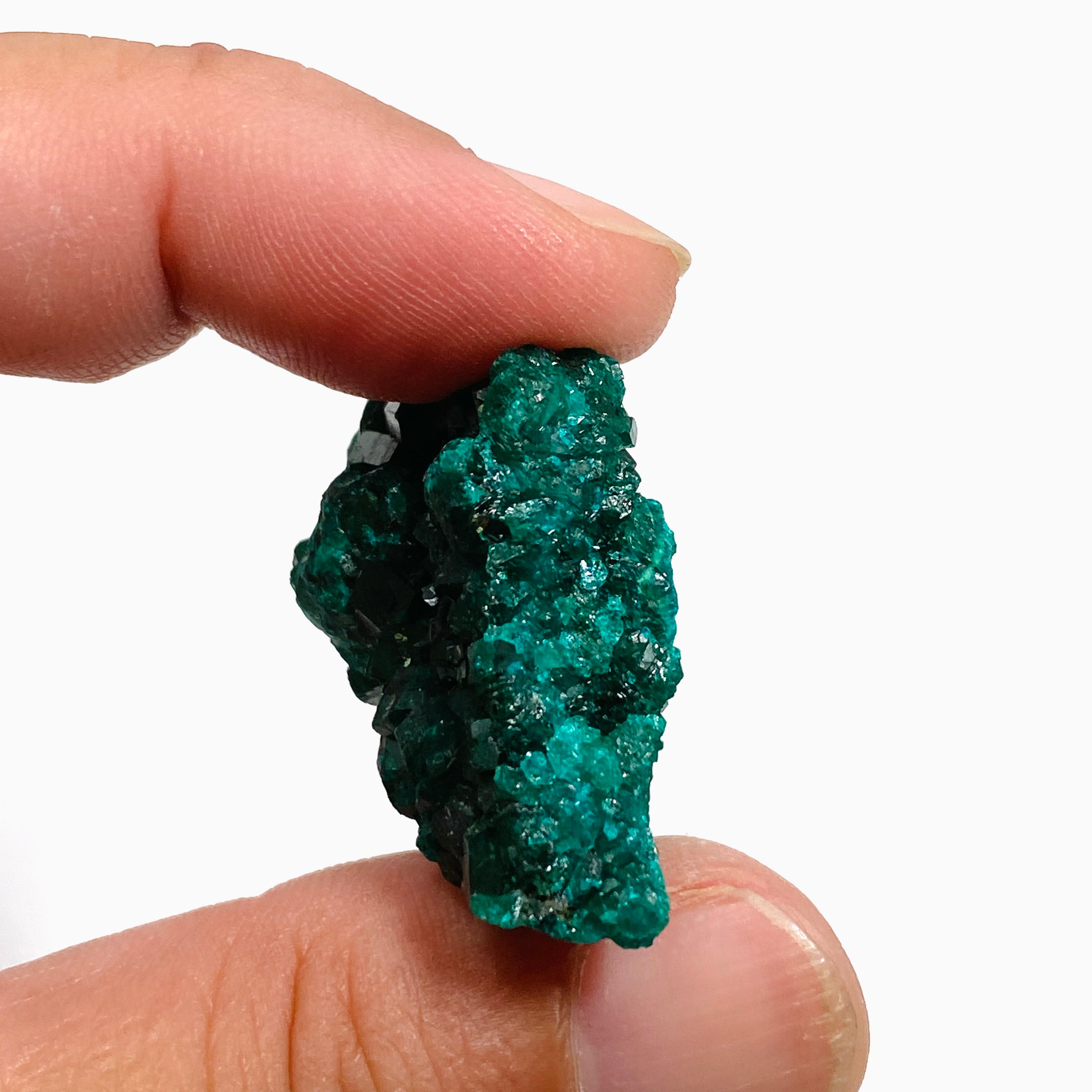 Natural Dioptase Crystal Specimen - DIOPS 06 | Rare Green Mineral Collection for Display, Healing & Meditation | Perfect for Home Decor, Gift & Crystal Enthusiasts