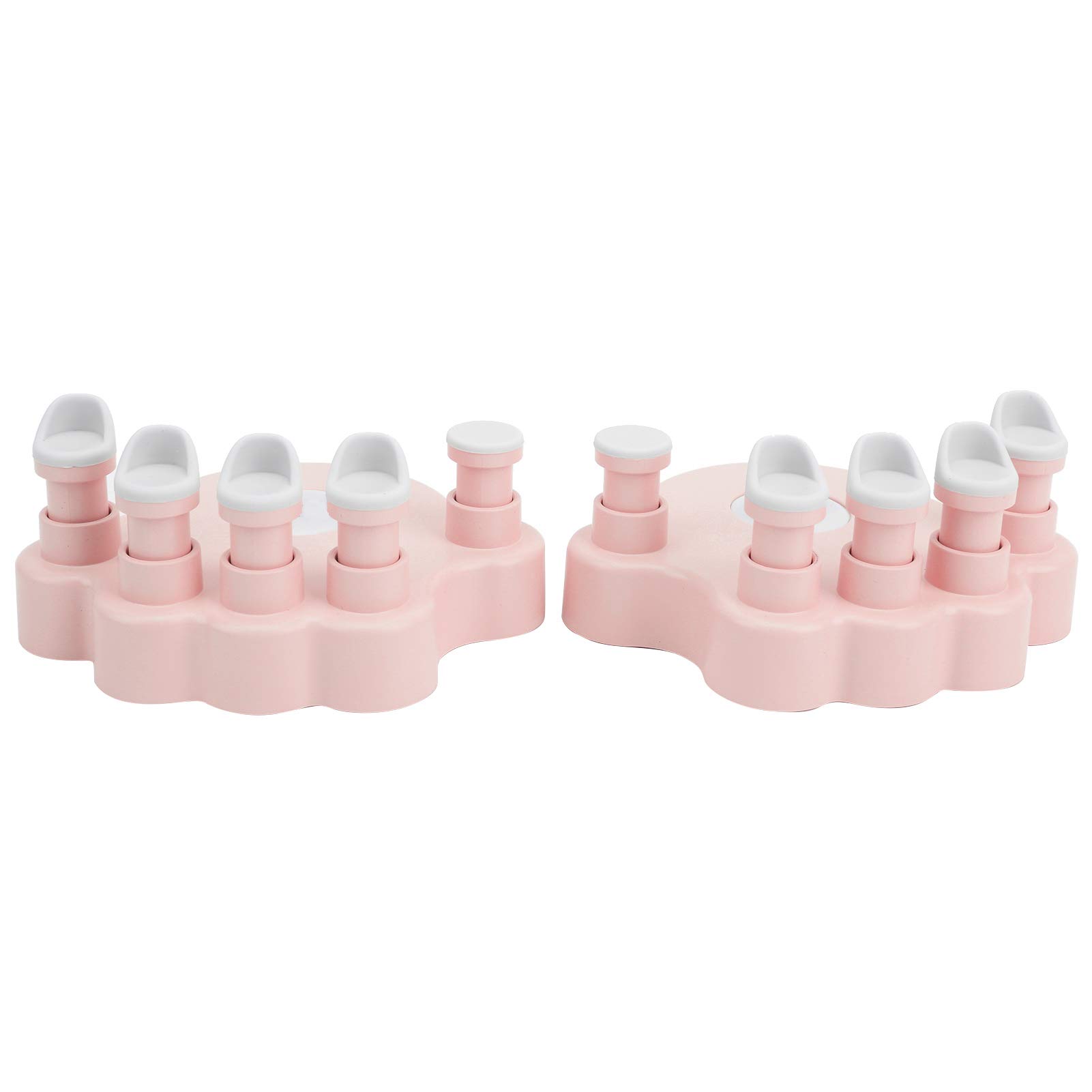 Drfeify Piano Finger Training Device - Hand Corrector & Strength Exerciser for Anti-Folding Comfort (Pink) | Perfect for Solo Practice, Musicians & Piano Beginners