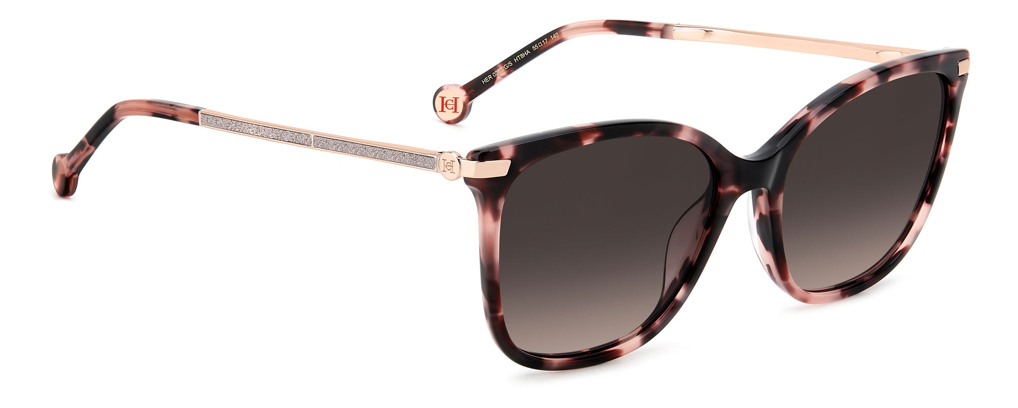 Carolina Herrera HER 0261/G/S Women's Luxury Sunglasses - UV Protection & Polarized Lenses for Driving, Beach & Outdoor Activities