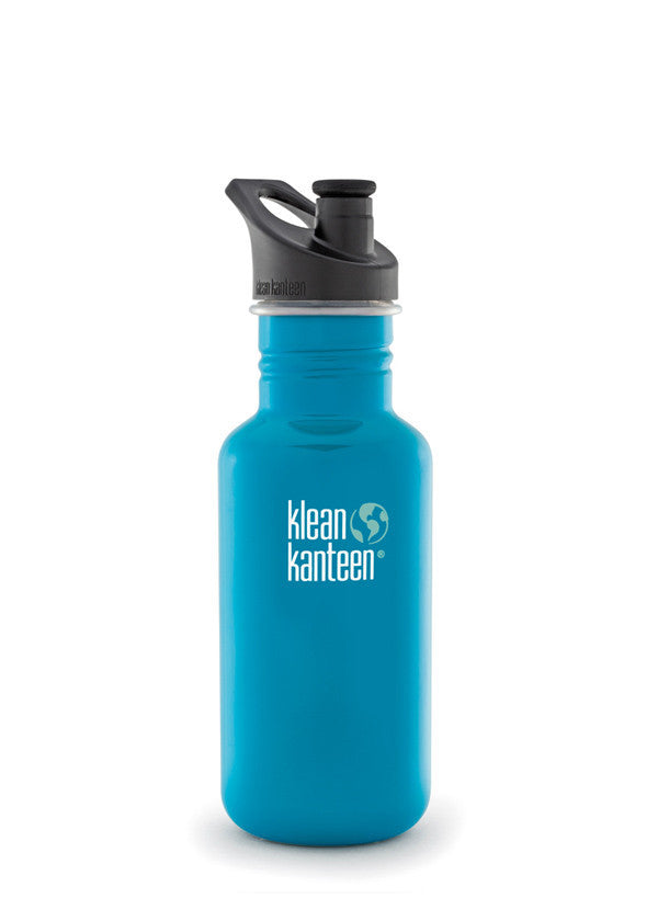 Klean Kanteen Classic 18oz (532mL) Stainless Steel Water Bottle - Eco-Friendly, BPA-Free, Leak-Proof for Hiking, Gym & Everyday Use