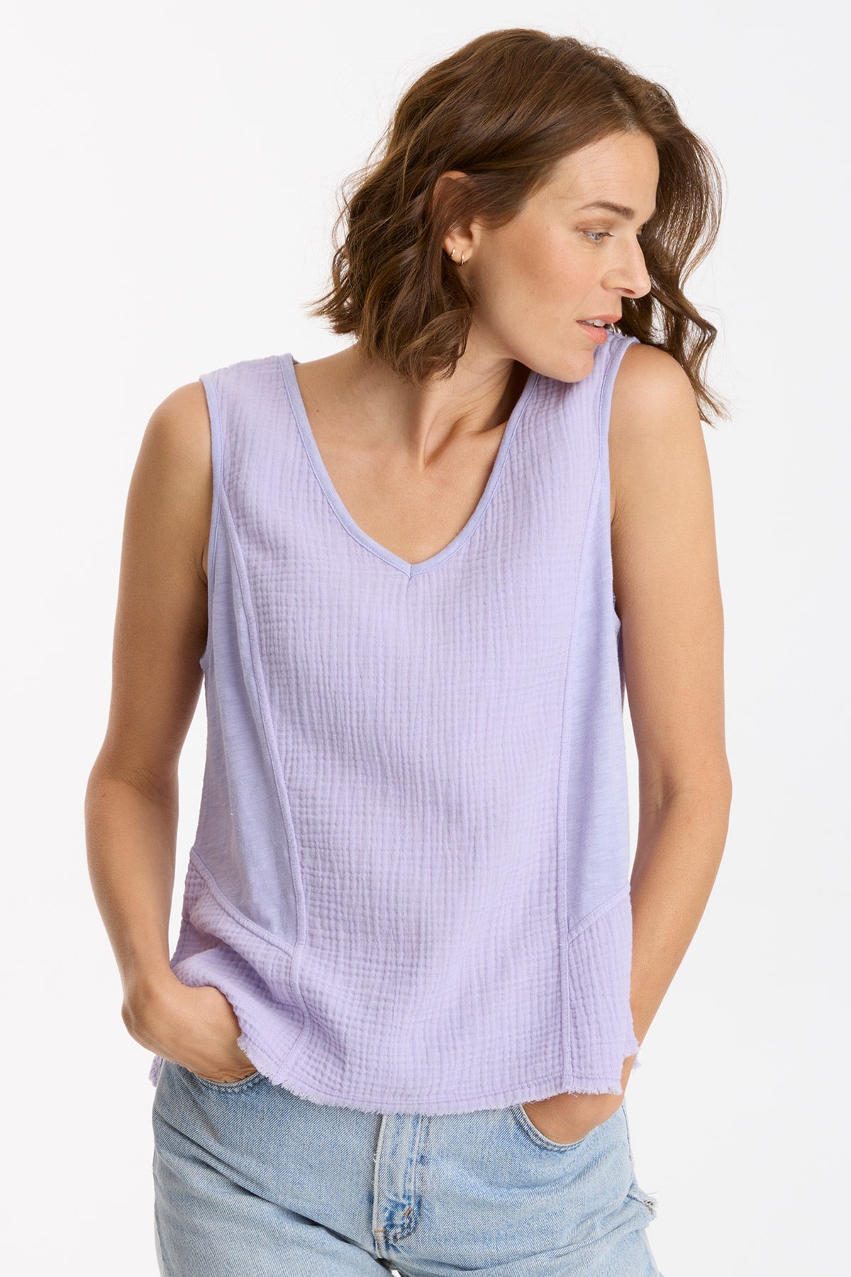 Quennel Tank Wind Flower - Stylish Floral Print Tops for Women | Casual & Summer Fashion | Perfect for Beach, Vacation & Outdoor Activities