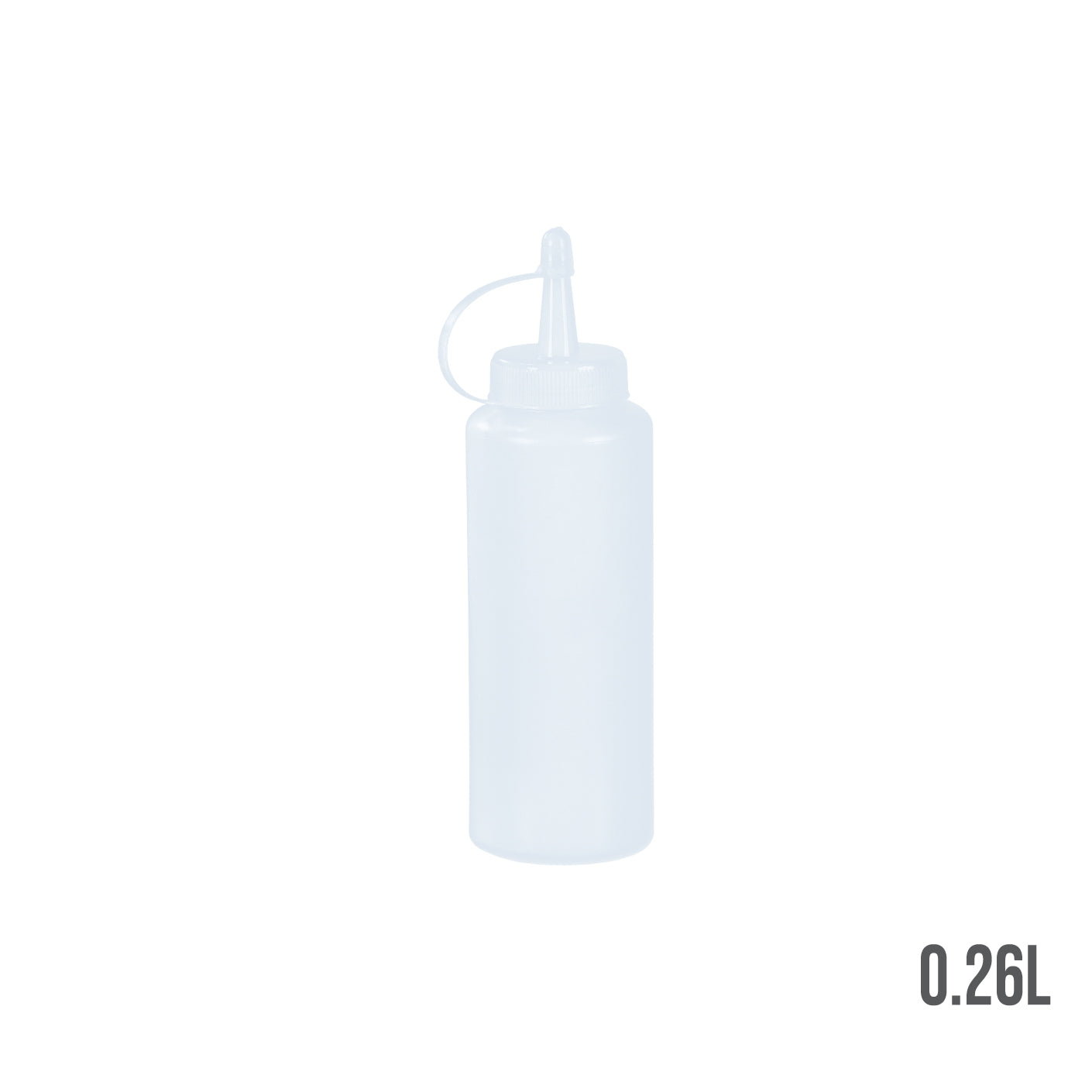9oz White Saucer Bottle (HFH8137W) - Perfect for Baby Feeding, Travel, and On-the-Go Hydration