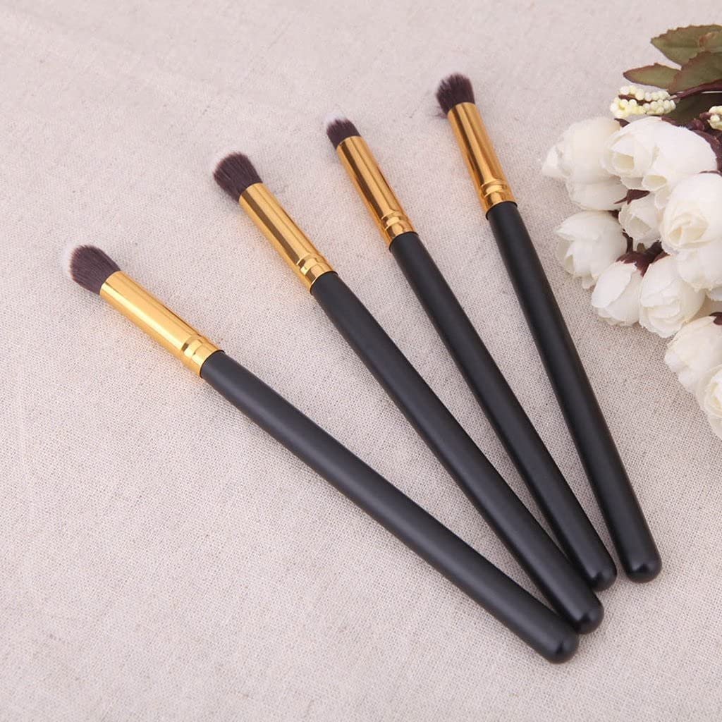 Professional MAPPERZ Eyeshadow Blending Pencil Brush Set - 4 Piece Eye Makeup Brushes for Eyeshadow, Foundation & Mascara Application | Perfect for Daily Makeup & Professional Makeup Artist Kit