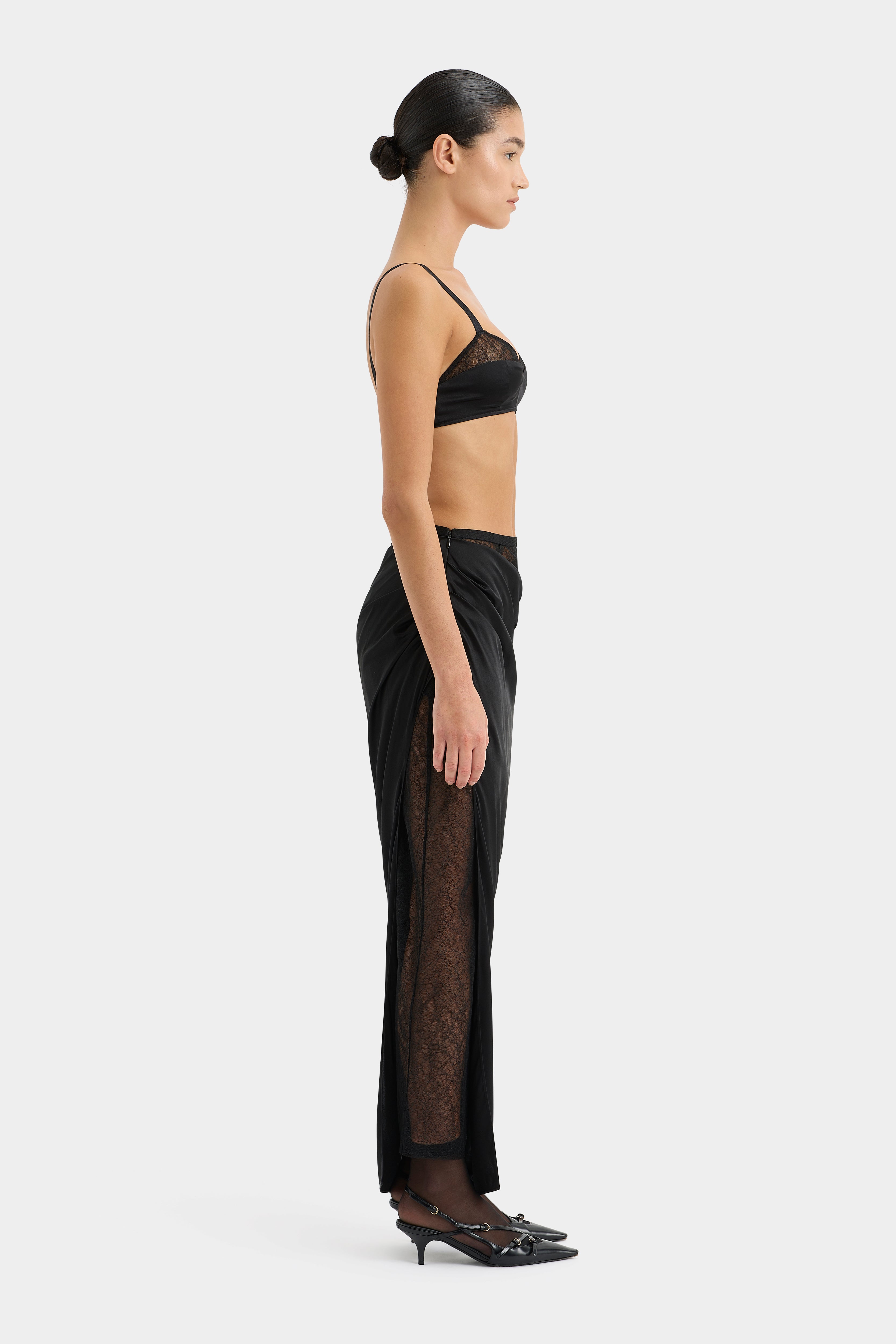 Dunya Draped Skirt for Women - Flowy Boho Maxi Skirt with Elastic Waist | Perfect for Beach, Vacation & Summer Outfits