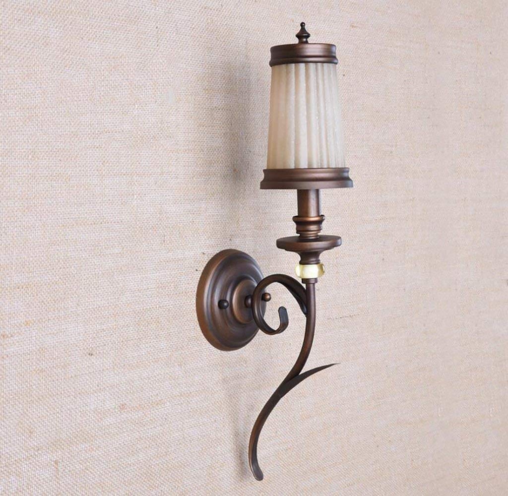 Nordic Style Wall Mount Lamp - Vintage Iron Wall Light for Living Room, Bedroom, Cafe & Bar | Modern Decorative Lighting for Home & Hotel | Perfect for Ambient Lighting in Bedroom, Living Room & Commercial Spaces