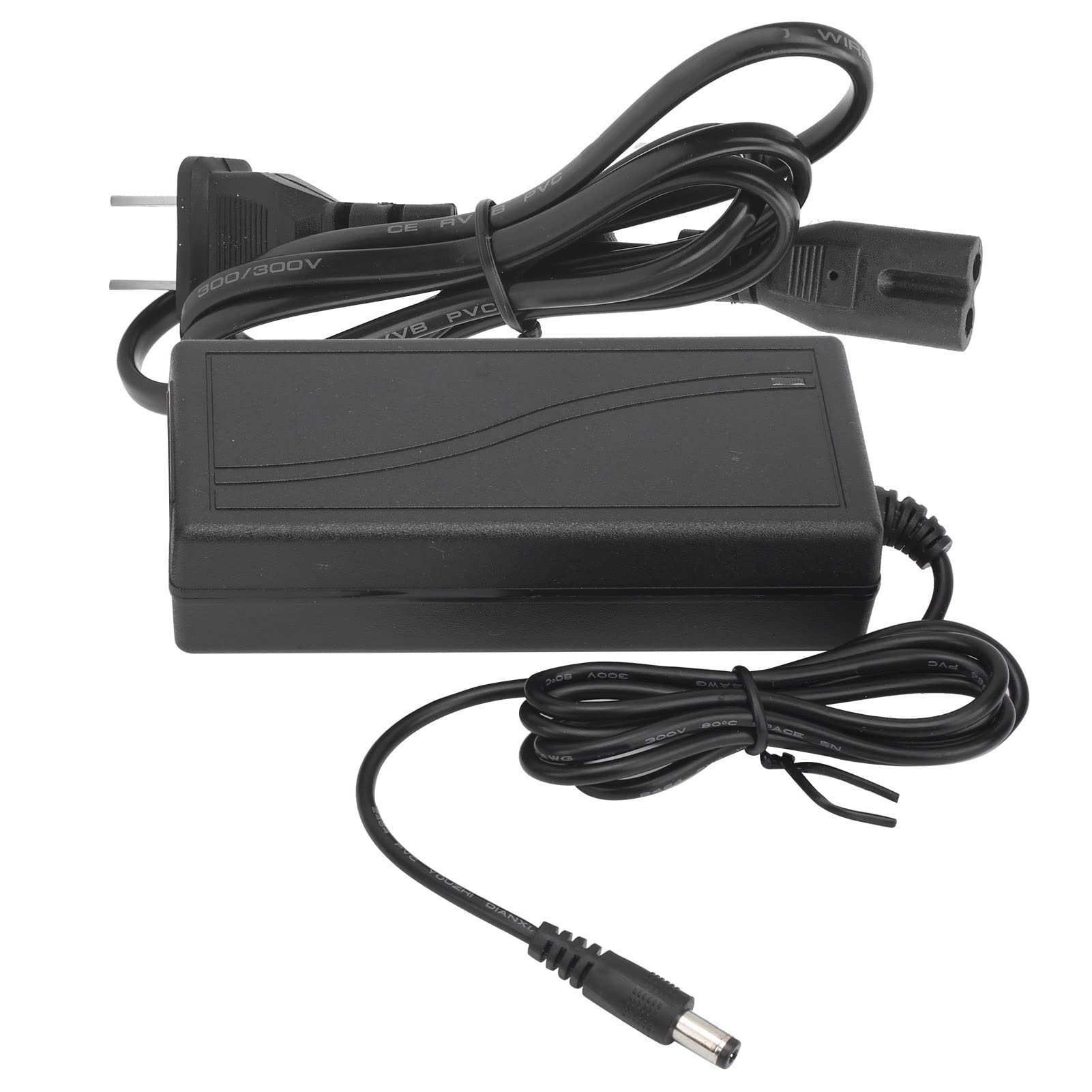 Haosie 42V 2A Electric Scooter Charger - Lithium Battery Charger Adapter with 100-240V US Plug - Fast Charging for Xiaomi, Segway, Razor E-Scooters - Perfect for Commuting & Urban Travel