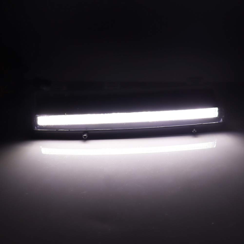 2006-2009 Nissan 350Z LED Side Marker DRL Assembly - White/Amber Switchback Daytime Running Lights & Turn Signals - Front Bumper Reflector Upgrade for Enhanced Visibility & Style