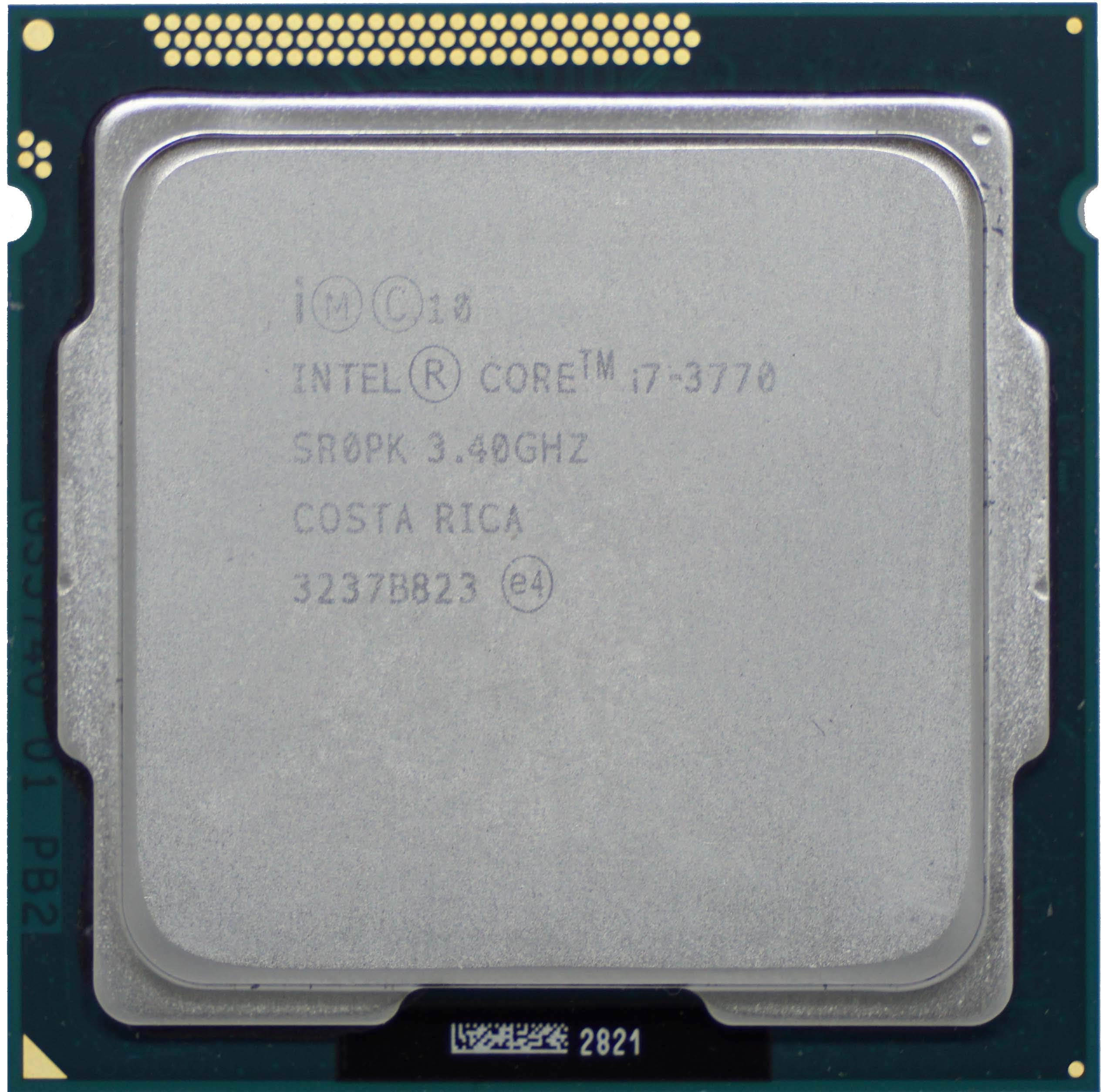 Refurbished Intel Core i7-3770 3.4GHz Quad-Core Processor (LGA1155 Socket, SR0PK) - Ideal for Gaming PCs, Home Office Workstations & Server Upgrades