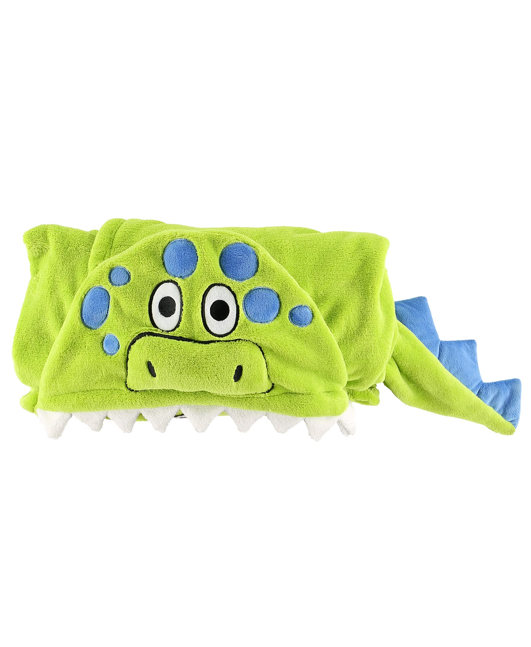 LazyOne Kids Wearable Blanket Hoodie - Soft Animal Hooded Fleece Blanket (Dinosaur Design) for Cozy Indoor Lounging, Movie Nights & Sleepovers