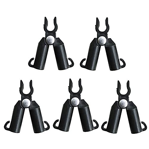 5Pcs Plant Support Clips - 11mm Steel Pipe Bracket for Climbing Vines, Garden Awning & Pillar Accessories | Quick Setup & Durable Support for Outdoor Plants, Flowers & Vegetables | Perfect for Garden, Patio & Greenhouse Use
