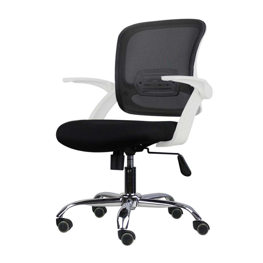 Ergonomic Office Chair with Adjustable Armrests & Rocking Function - Modern Executive Computer Desk Chair for Home & Office (Black) - Perfect for Long Work Hours & Gaming Sessions