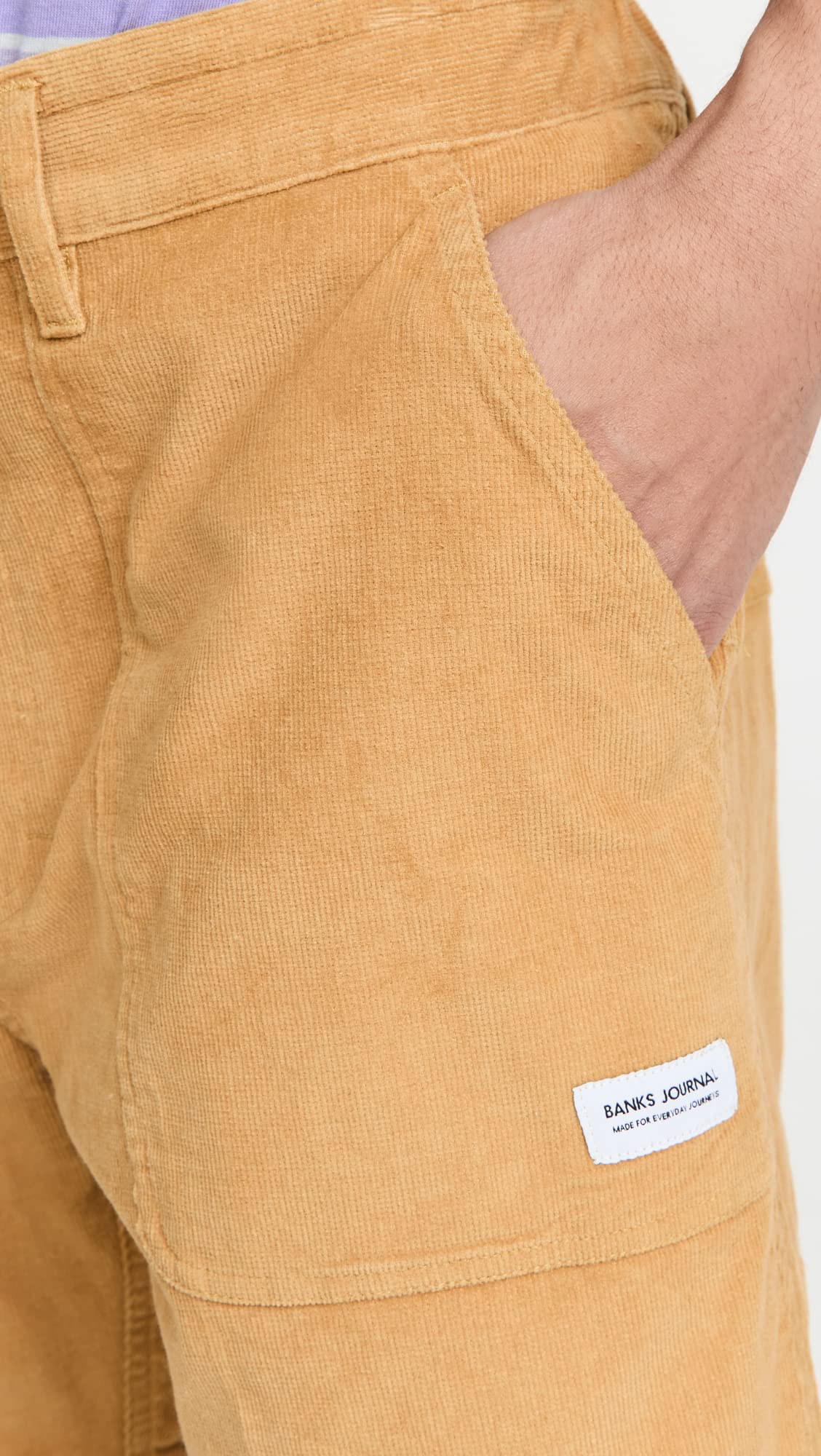 Banks Journal Men's Big Bear Corduroy Shorts - Comfortable Casual Wear for Summer & Outdoor Activities | Hiking, Beach, Travel