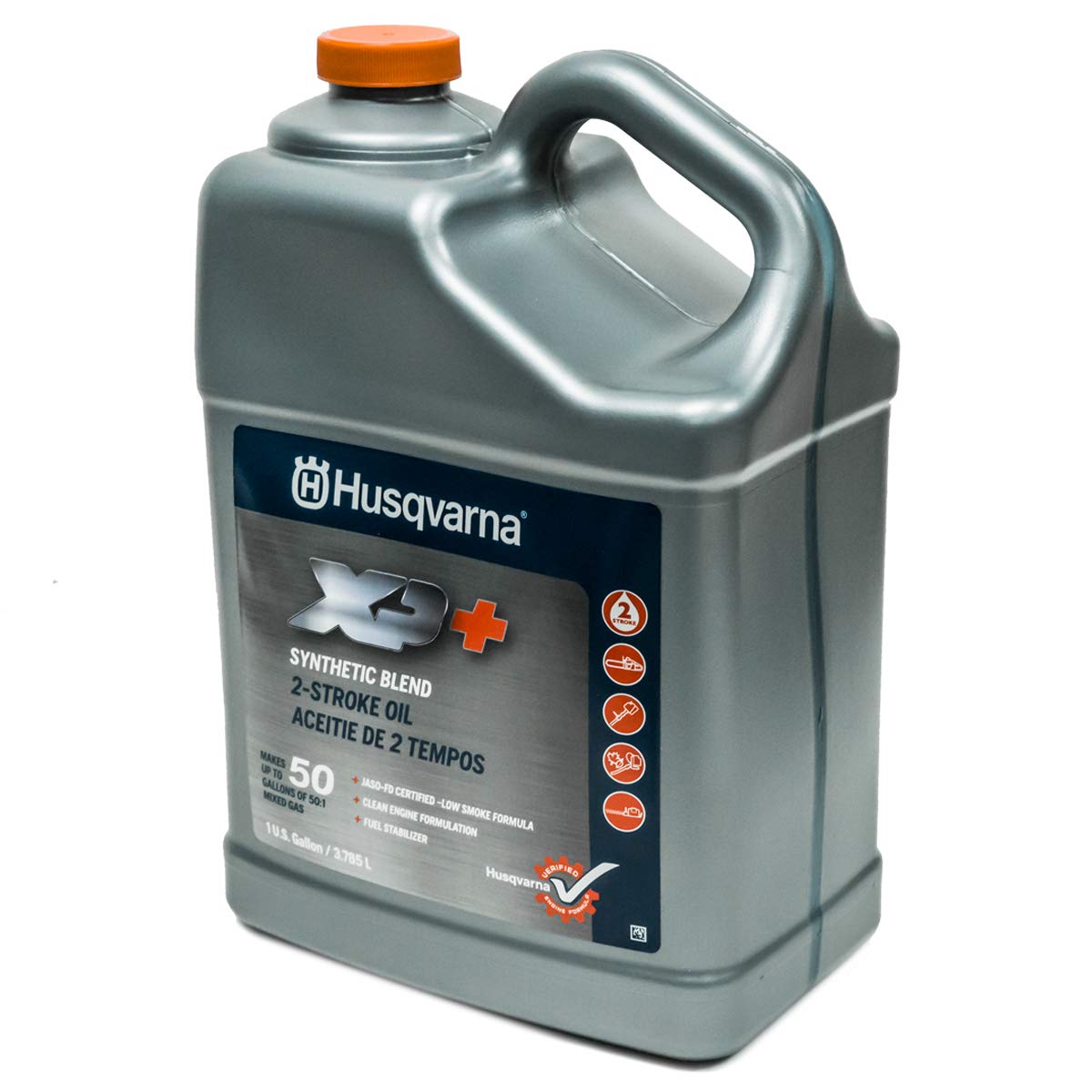 Husqvarna 4PK Genuine OEM XP 2-Stroke Engine Oil - 1 Gallon (593152305) - Premium Lubricant for Chainsaws, Trimmers & Outdoor Power Equipment