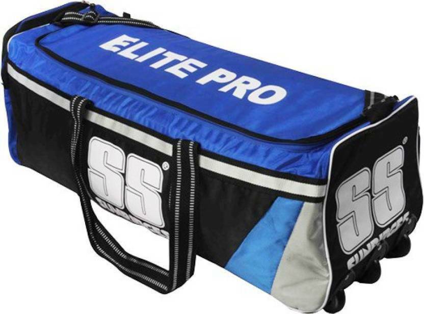 SS Ton Elite Pro Wheelie Blue Cricket Kit Bag – Durable Cricket Equipment Storage for Travel & Matches | Perfect for Players & Teams