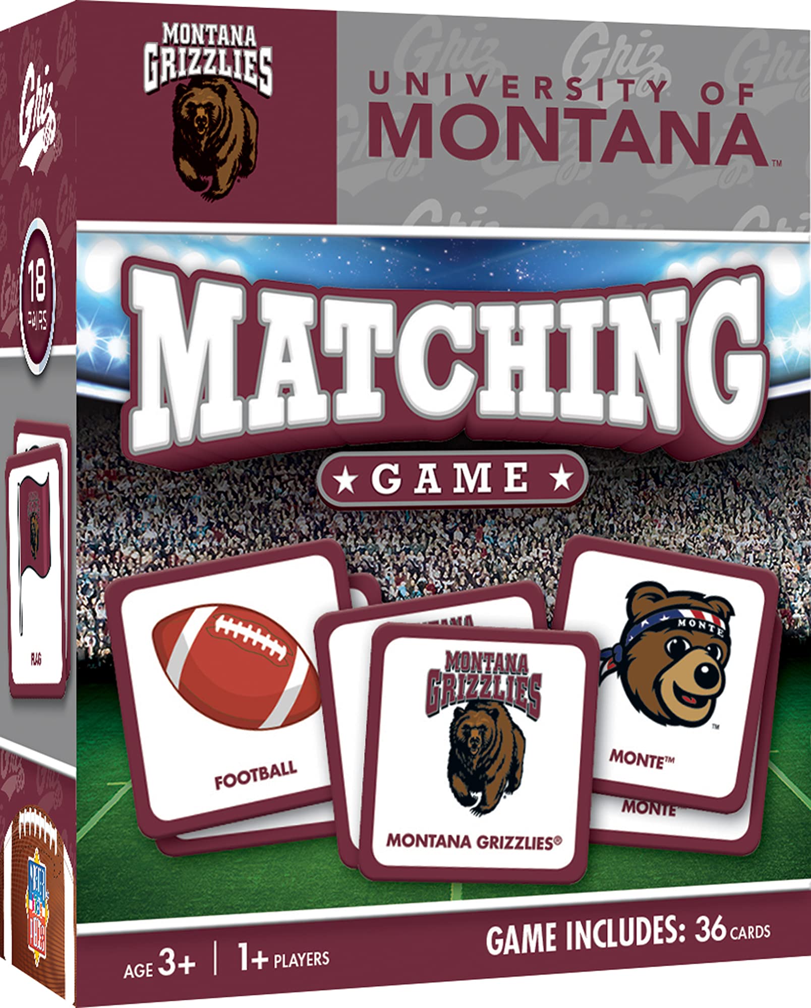 NCAA Unisex Matching Game Set - Perfect for Family Game Nights, College Sports Parties & Tailgating