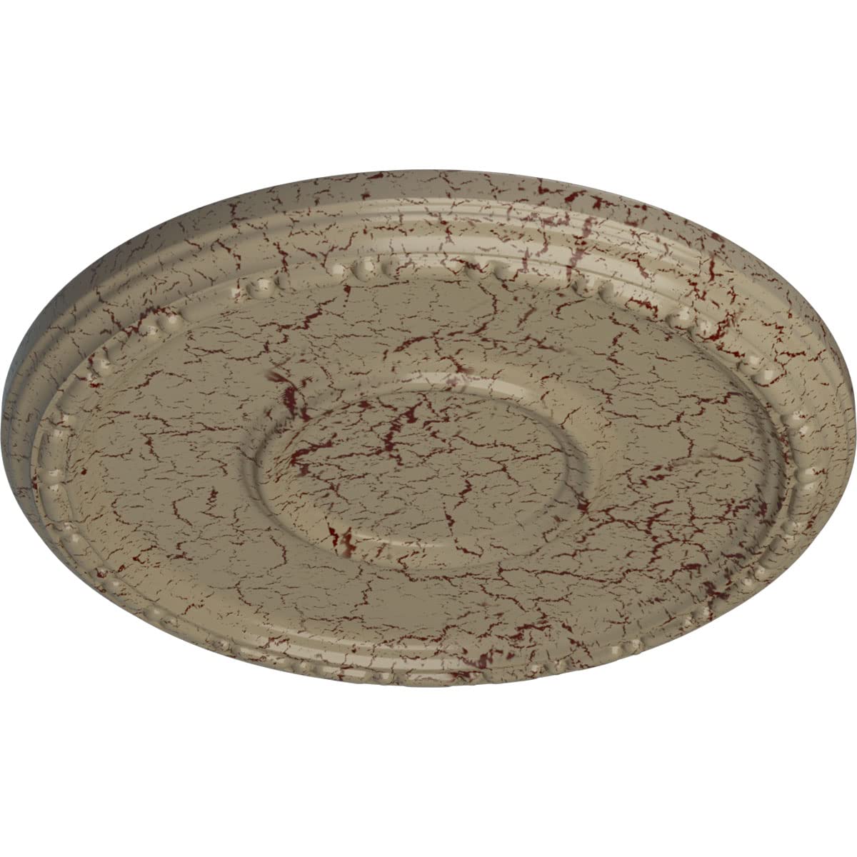 Ekena Millwork CM16MDGDC Hand-Painted Gobi Desert Crackle Ceiling Medallion - 16.5