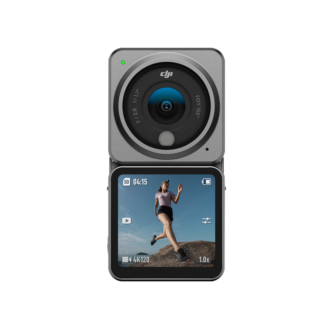 DJI Action 2 Dual Screen Combo - 4K Waterproof Action Camera with Magnetic Mount for Vlogging, Sports & Adventure Filming