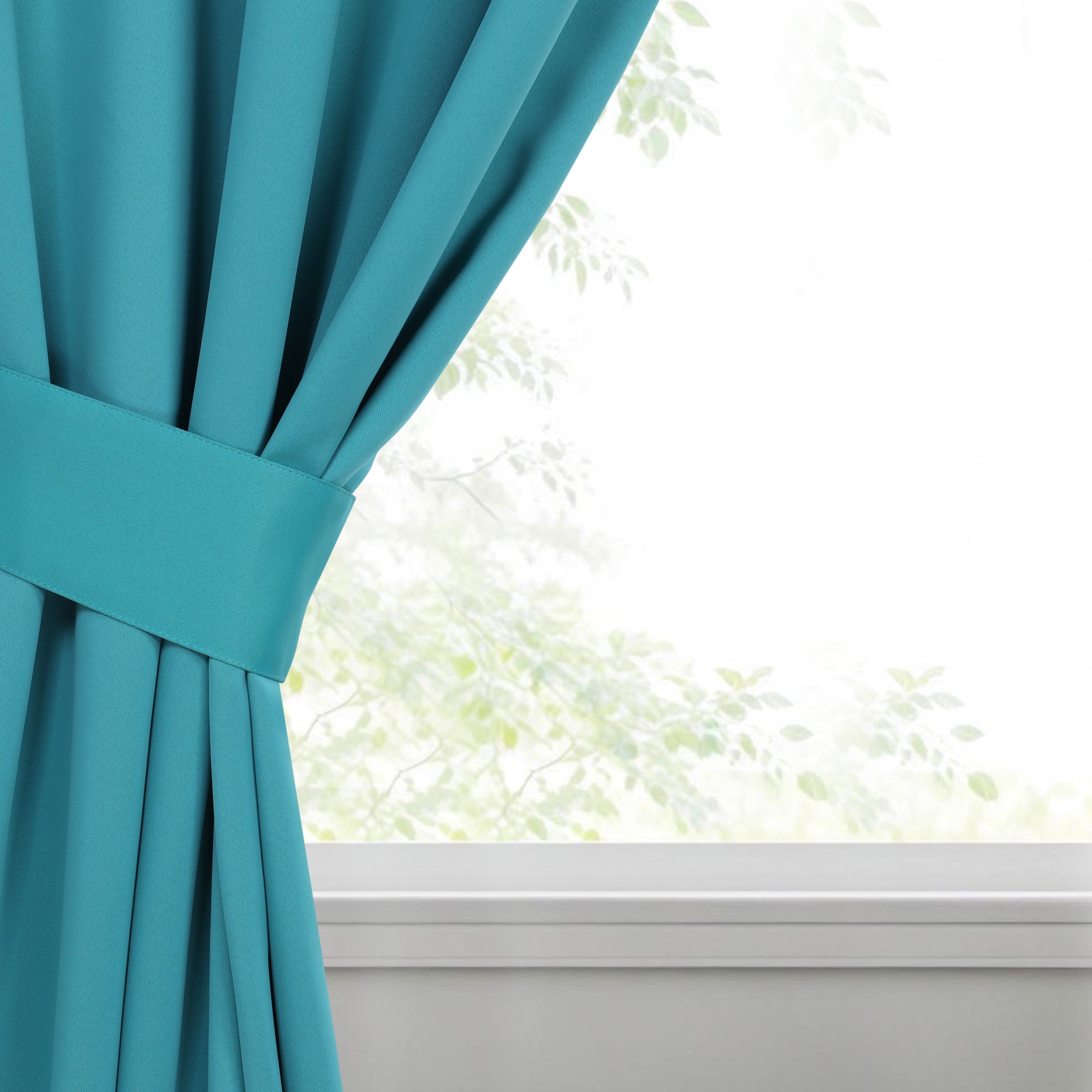 Premium Blackout Curtains Set of 2 - 100% Room Darkening, Machine Washable & Noise Reducing for Bedroom, Nursery & Home Theater