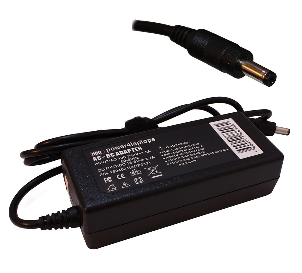 Novatech W950JU Laptop AC Adapter Charger Power Supply Cord - Compatible Replacement for Home, Office & Travel Use