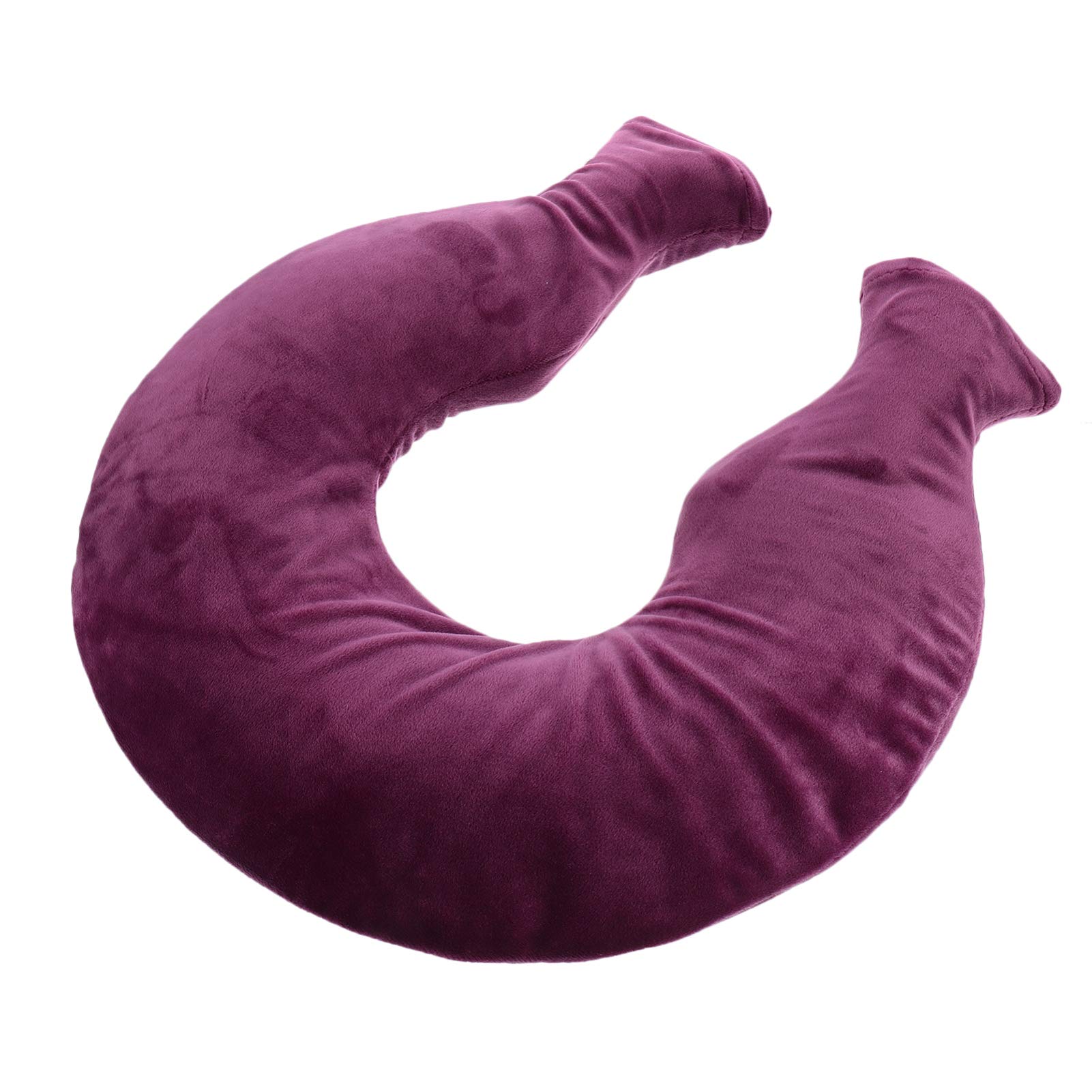 DOITOOL U-Shaped Silicone Hot Water Bottle - Explosion-Proof Neck & Shoulder Warmer with Knitted Cover - Rechargeable Hand Warmer for Pain Relief, Cold Weather & Relaxation - Perfect for Home, Office & Travel Use