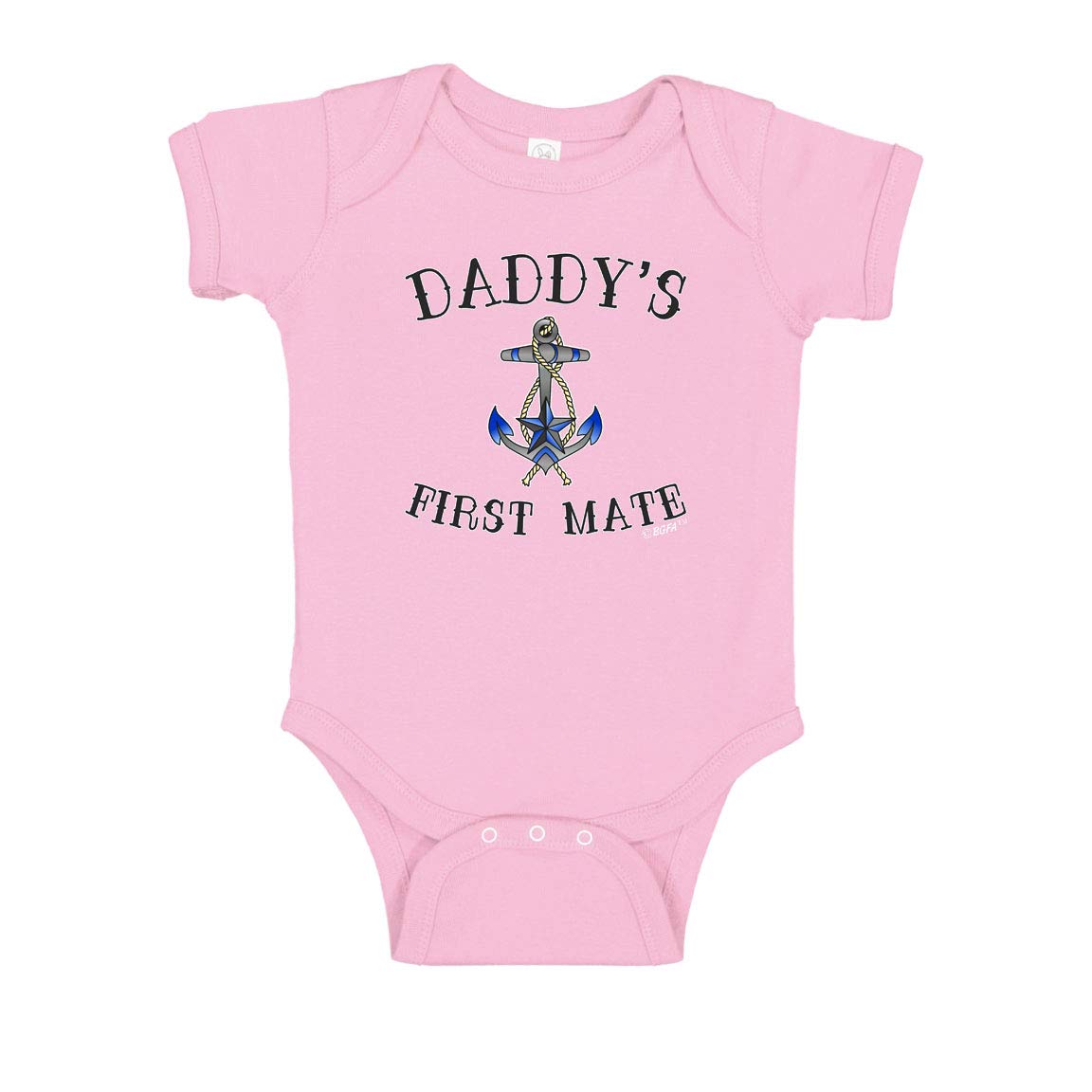 Nautical Baby Bodysuit - Daddy's First Mate for Newborns & Photos