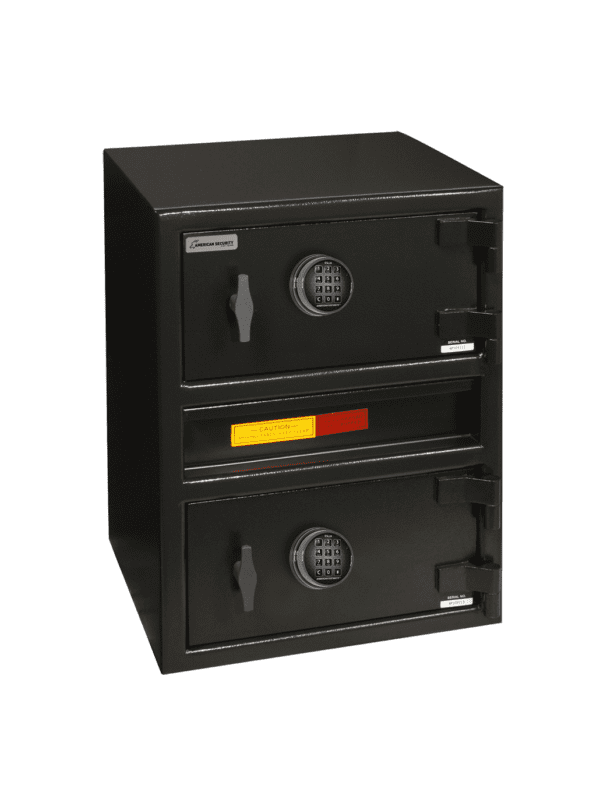AMSEC MM2820CTR E2 Rated Drop Safe with ESL20 Digital Lock - Secure Double Door Deposit Safe for Cash, Valuables & Retail Stores