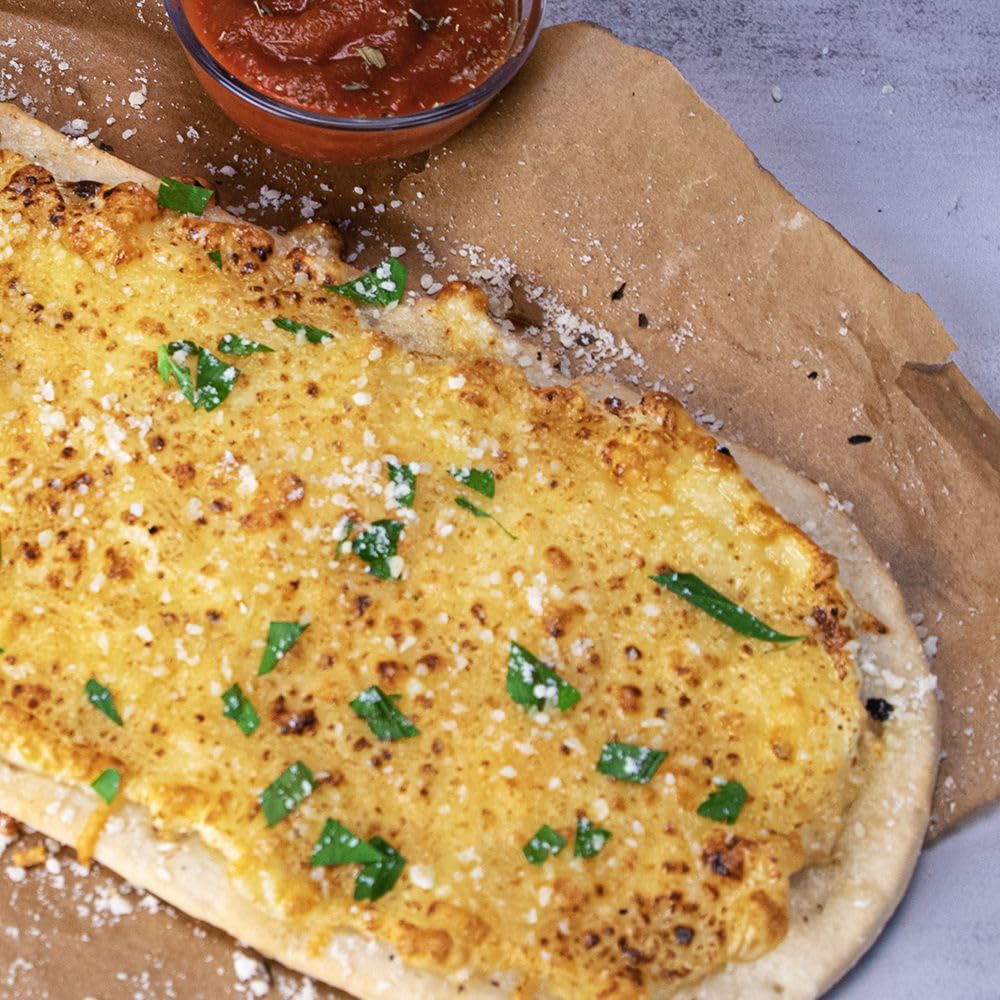 Smart Flour Vegan Tavern Style Pizza Crust - 5.5 x 16 Inch (12 per Case) | Gluten-Free, Plant-Based Dough for Homemade Pizza, Flatbread & Party Snacks