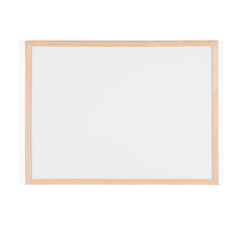 Mastervision Magnetic Dry Erase Whiteboard 36x48 Inches with Pine Wood Frame & Wall Mount Kit - Perfect for Office Meetings, Classroom Teaching & Home Organization