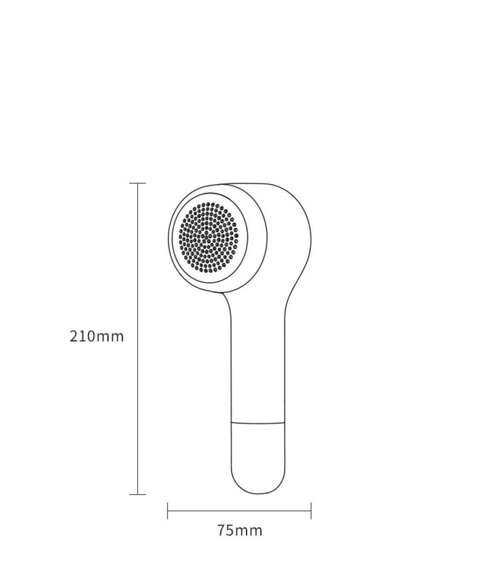 Rechargeable Fabric Shaver & Lint Remover for Clothes, Sweaters, Wool - White with 3 Replacement Blades | Portable Pilling Trimmer for Home & Travel Use