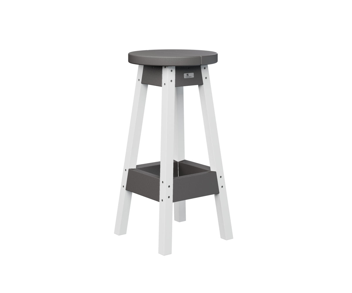 Berlin Gardens Outdoor Bar Stool - Weather-Resistant Patio Bar Height Stool for Backyard, Deck & Poolside - Perfect for Outdoor Dining, Entertaining & Relaxation