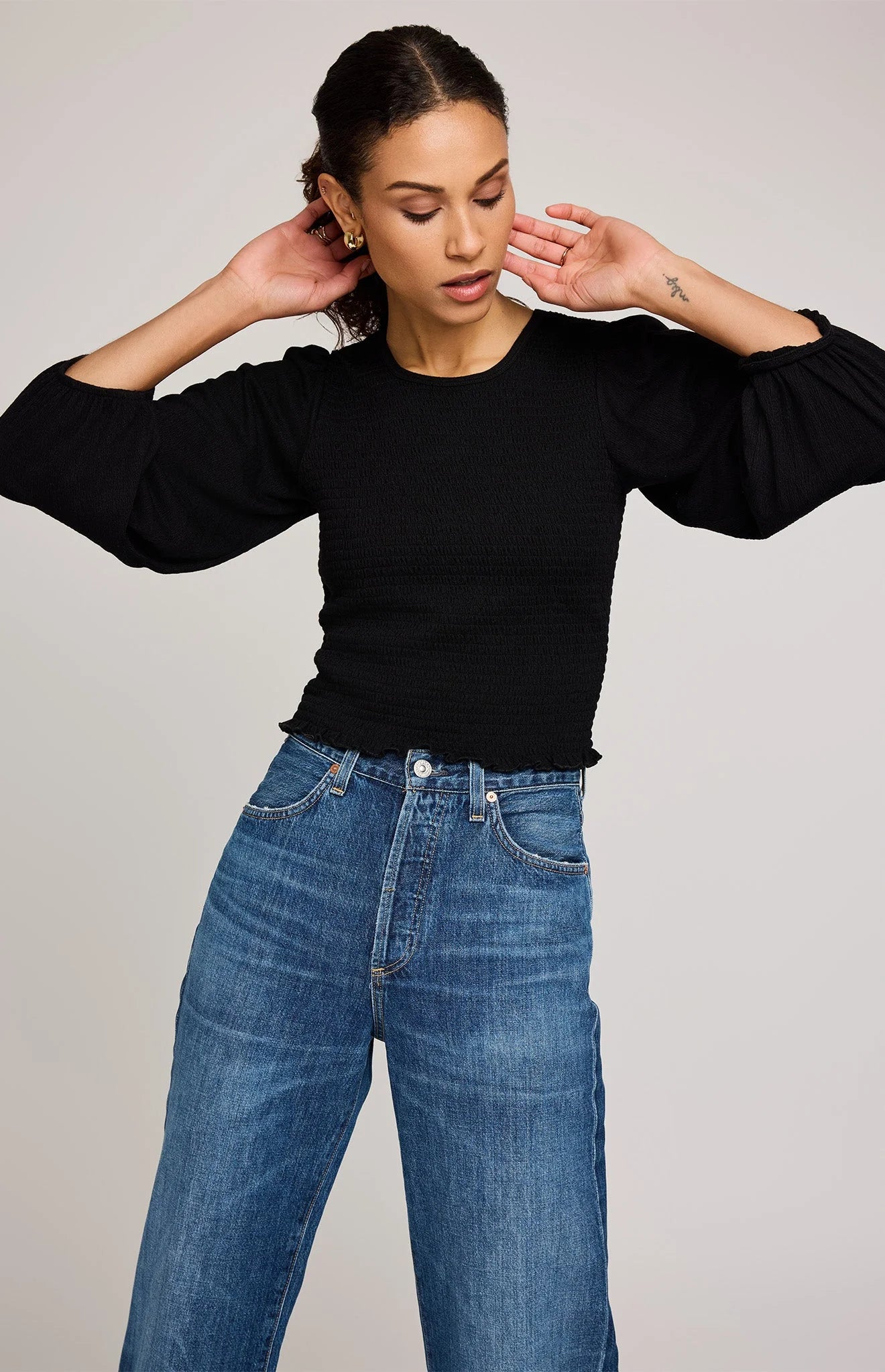 Gentle Fawn Mischa Knit Top for Women - Soft Casual Long Sleeve T-Shirt | Perfect for Layering, Office Wear & Everyday Outfits