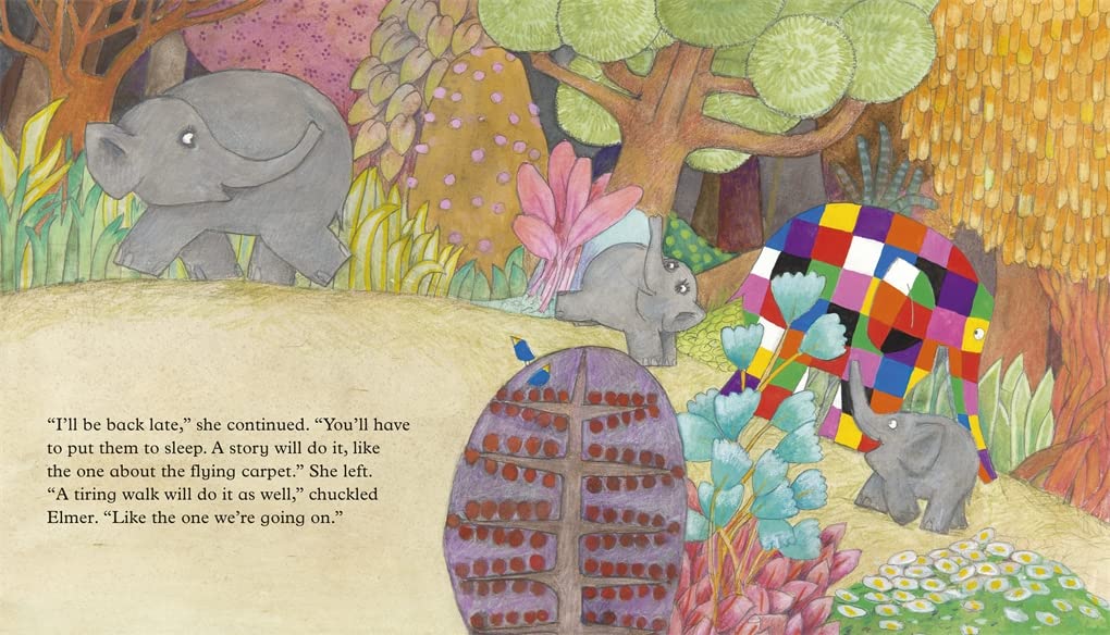 Elmer and the Bedtime Story - Children's Picture Book for Bedtime Reading | Elmer Series by David McKee | Perfect for Kids' Nighttime Routine & Storytime