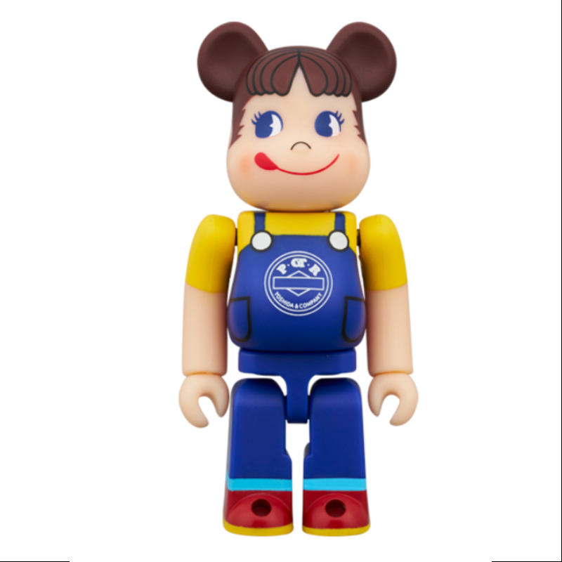 Bearbrick POTR Peko Milky 400% & 100% 3PCS Be@rbrick 2024 Limited Edition Collectible Figures - Perfect for Anime Fans, Home Decor, and Rare Toy Collections