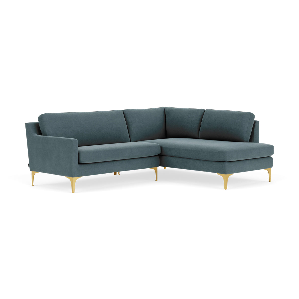 Astha Fabric Right Corner Sofa - Modern L-Shaped Sectional Couch for Living Room, Home Theater & Small Spaces | Comfortable & Stylish Lounge Furniture