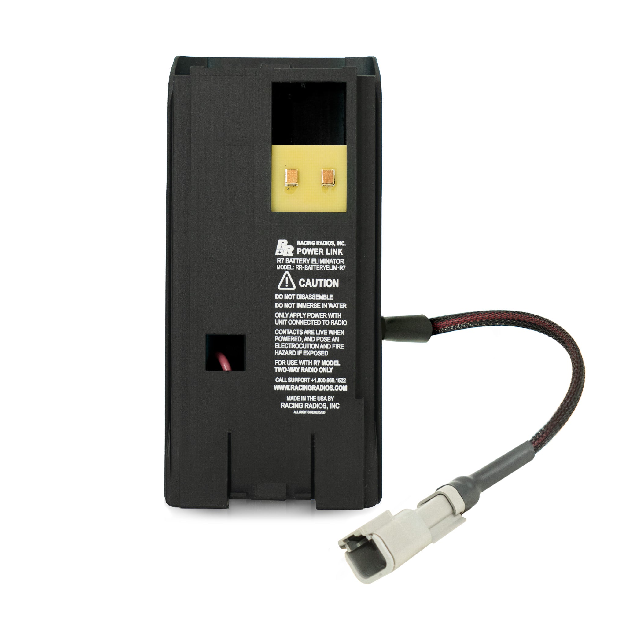Motorola R7 Power Link Battery Eliminator - Extended Battery Life for Motorola Radios | Perfect for Outdoor Adventures, Security, and Emergency Communication