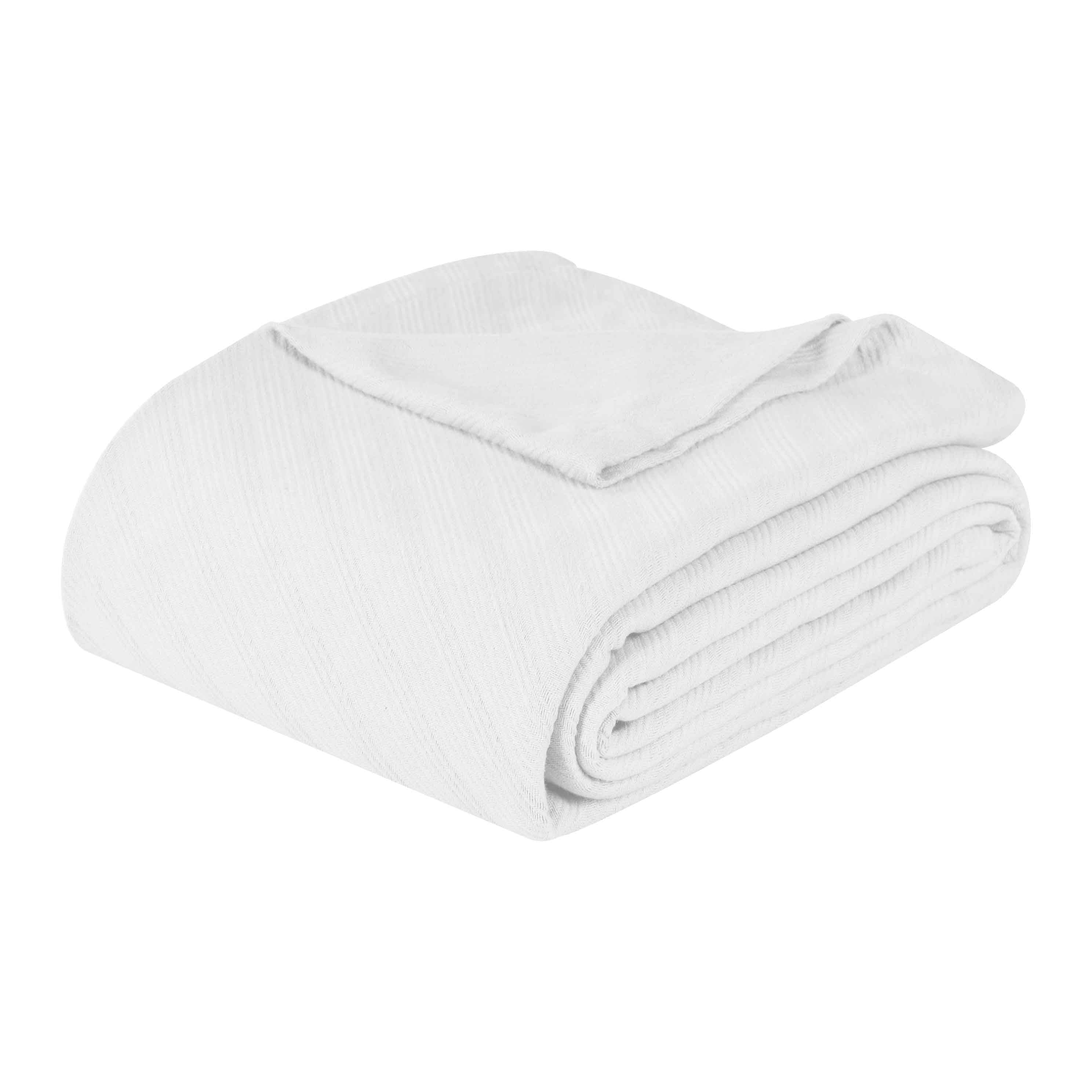 Soft Milan Cotton Textured Striped Lightweight Woven Blanket - Perfect for Sofa, Bed & Outdoor Picnics - Breathable & Cozy Throw