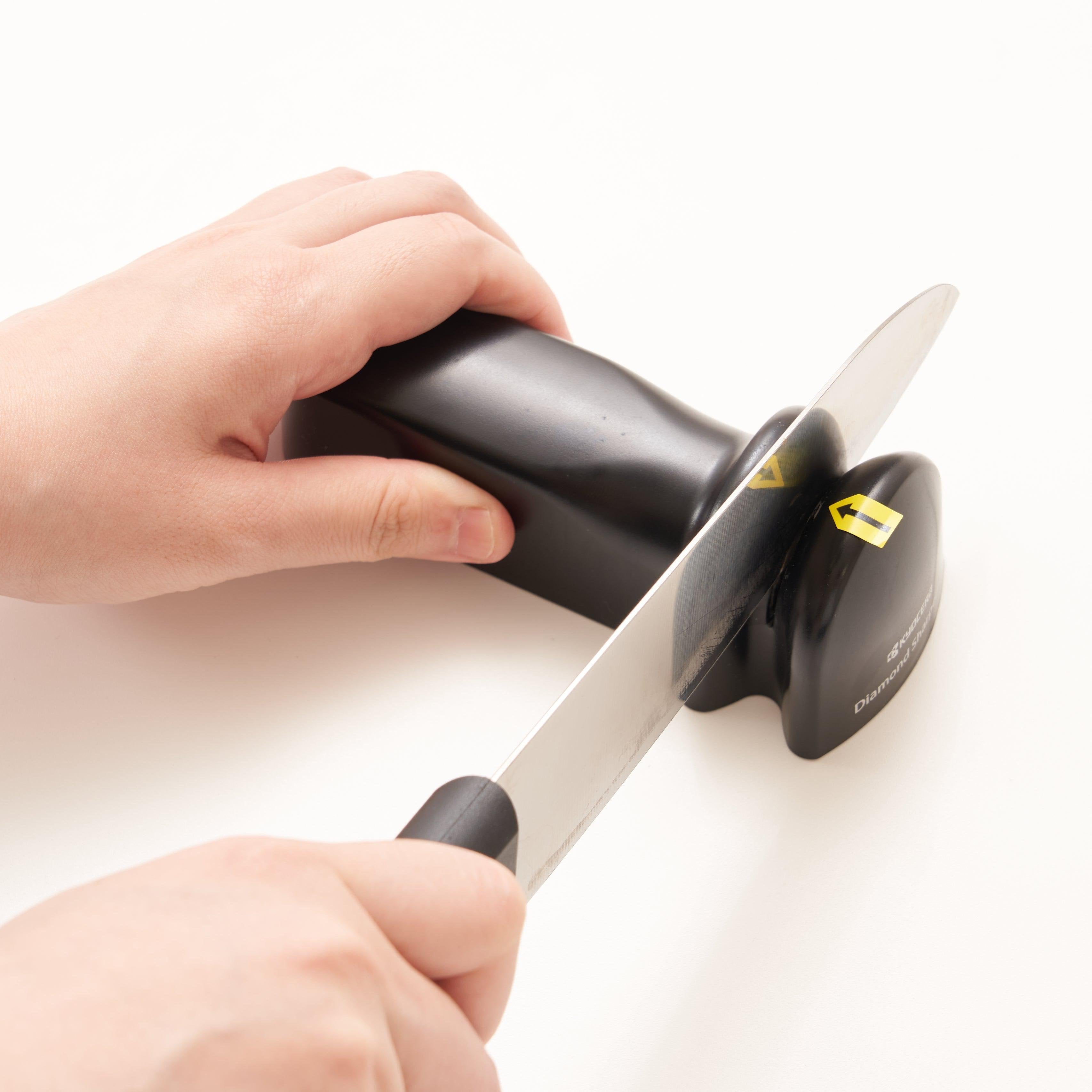 Kyocera DS20S Diamond Knife Sharpener - Professional Diamond Sharpening Stone for Kitchen Knives, Hunting & Pocket Knives - Perfect for Home Chefs & Outdoor Enthusiasts