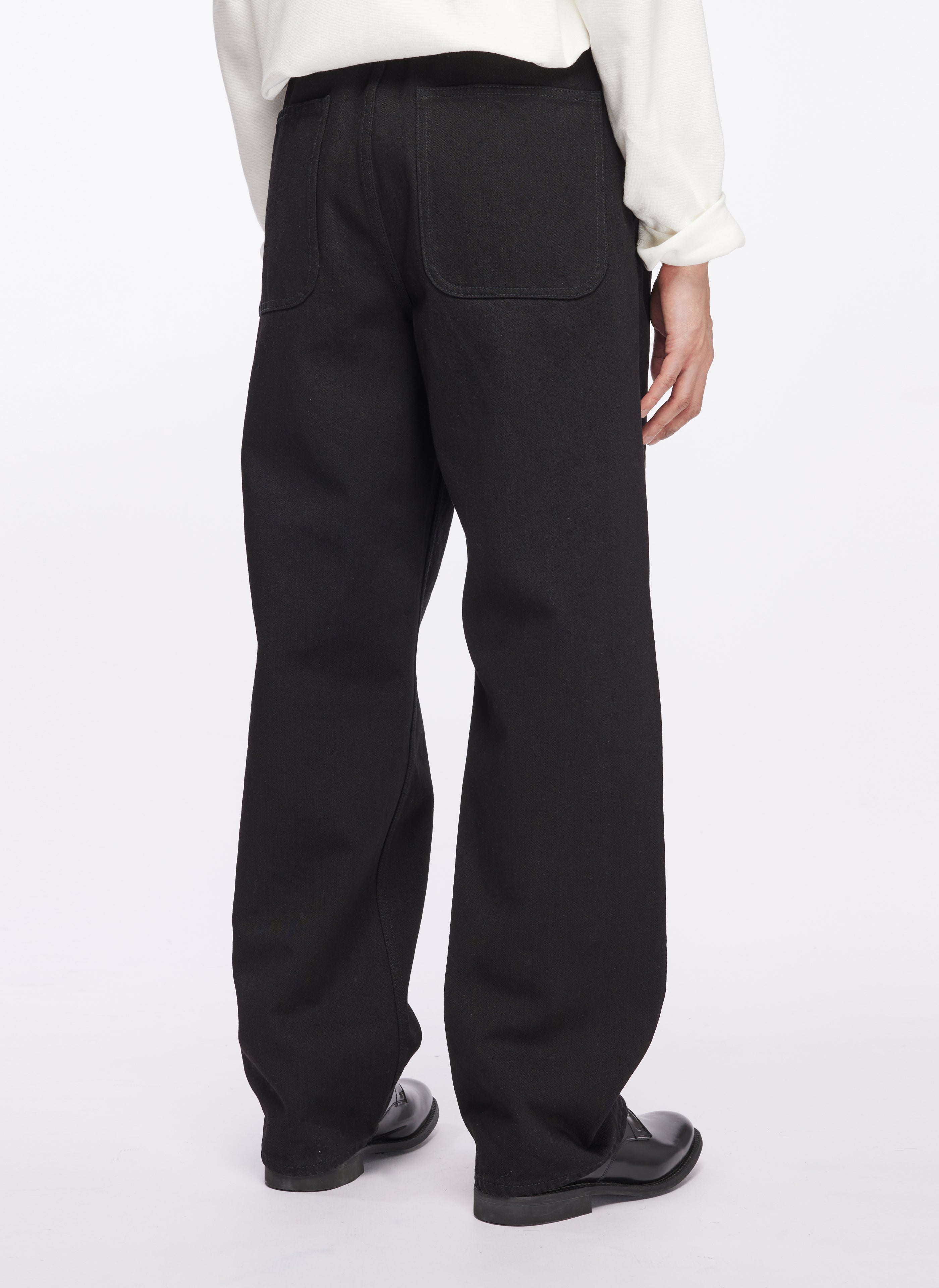 13oz Cotton Polyester Denim Work Jeans for Men - Durable & Comfortable Workwear for Construction, Farming & Outdoor Activities