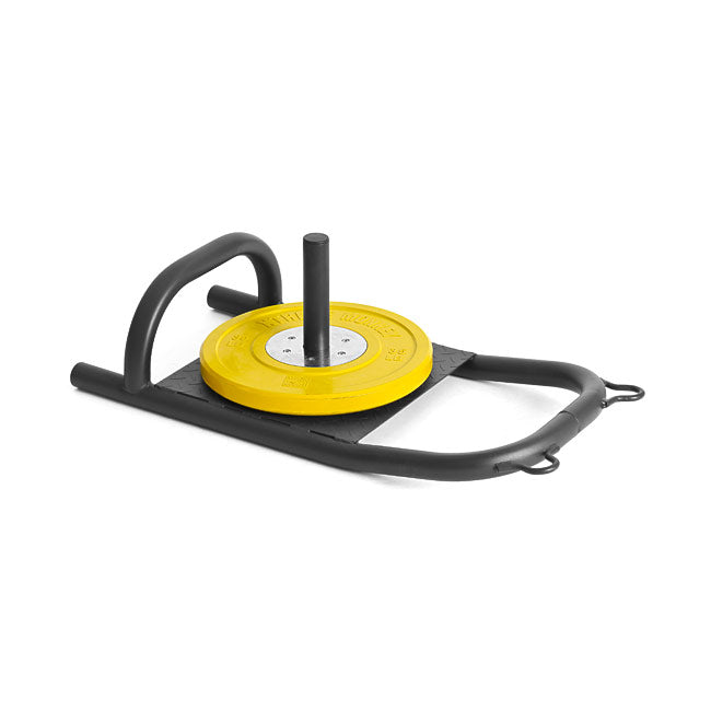 XM Fitness Black Power Sled - Heavy Duty Training Sled for Strength & Conditioning - Perfect for Football, CrossFit, and Home Gym Workouts