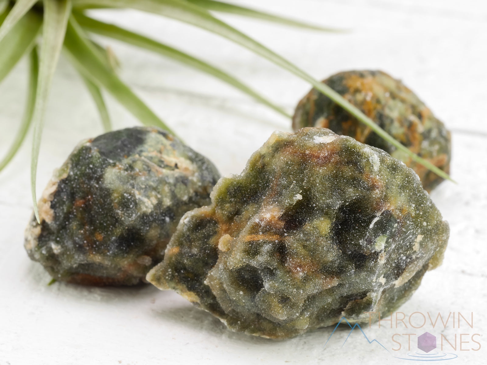 Raw Chrome Chalcedony Crystal Druzy - Natural Healing Stones, Metaphysical Rocks & Minerals for Home Decor, Meditation & Energy Work - E0937
