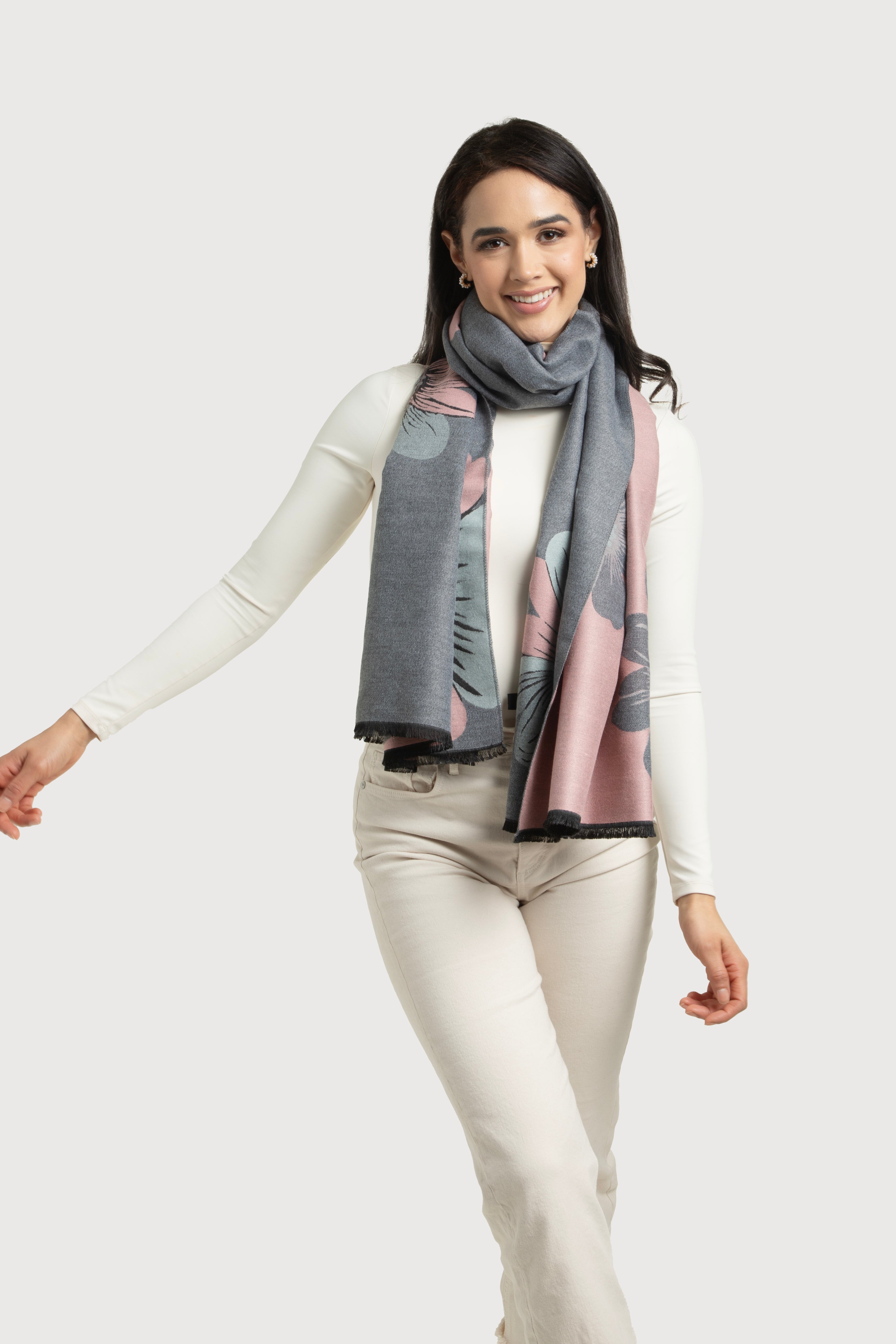 Reversible Garden Scarf for Women - Lightweight Fashion Wrap for Outdoor Activities, Gardening, Hiking & Travel - Stylish & Comfortable Accessory