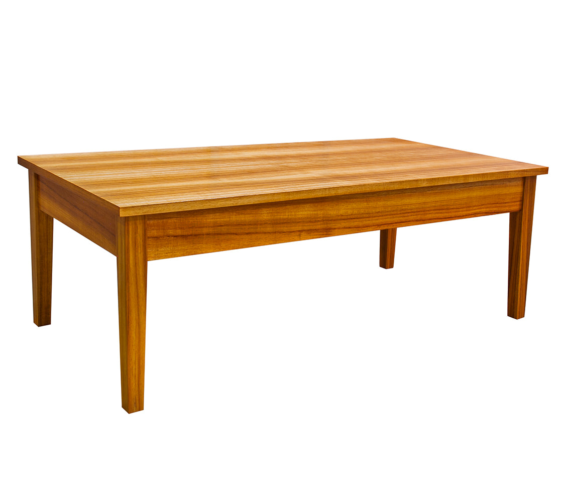 Premium Solid Wood Plantation Coffee Table - Rustic Farmhouse Style for Living Room, Lounge & Office - Eco-Friendly & Durable Home Decor
